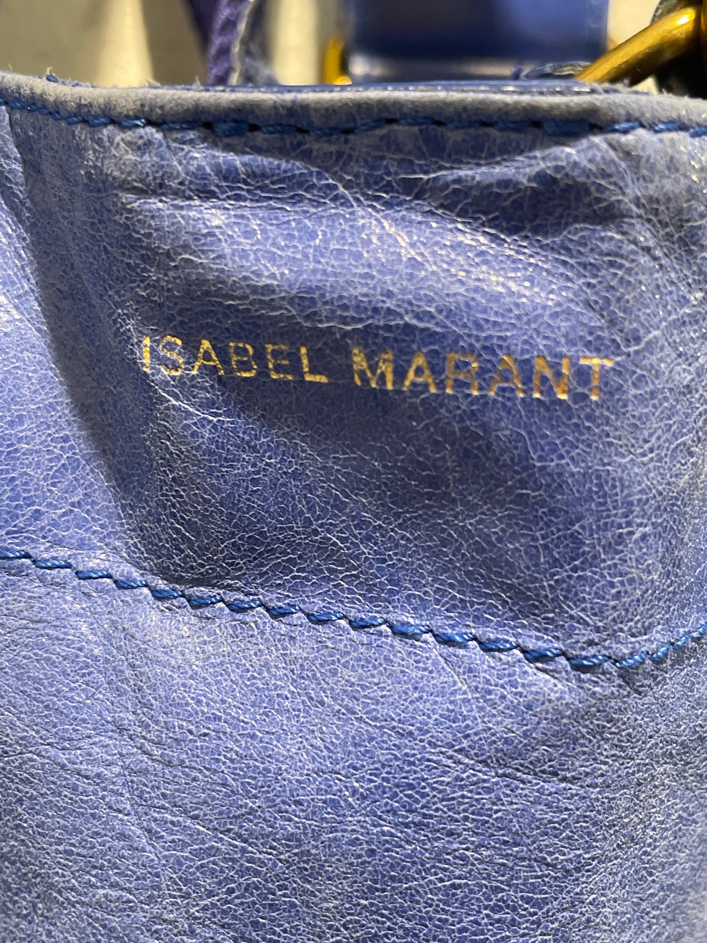 Isabel Marant - Wardy Tote bag - cobalt blue