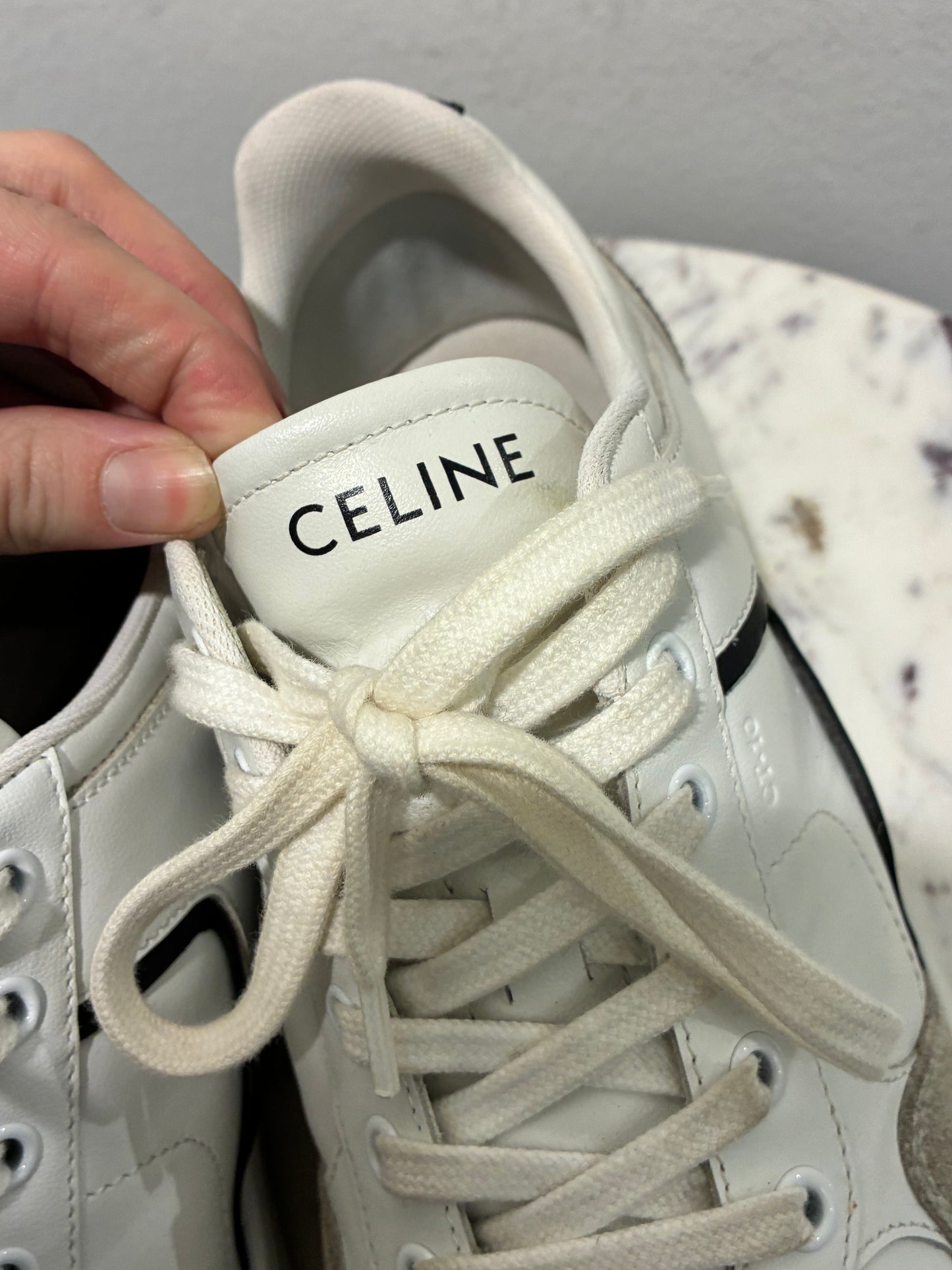 Celine Sneakers  – Classic with Logo - Size 39