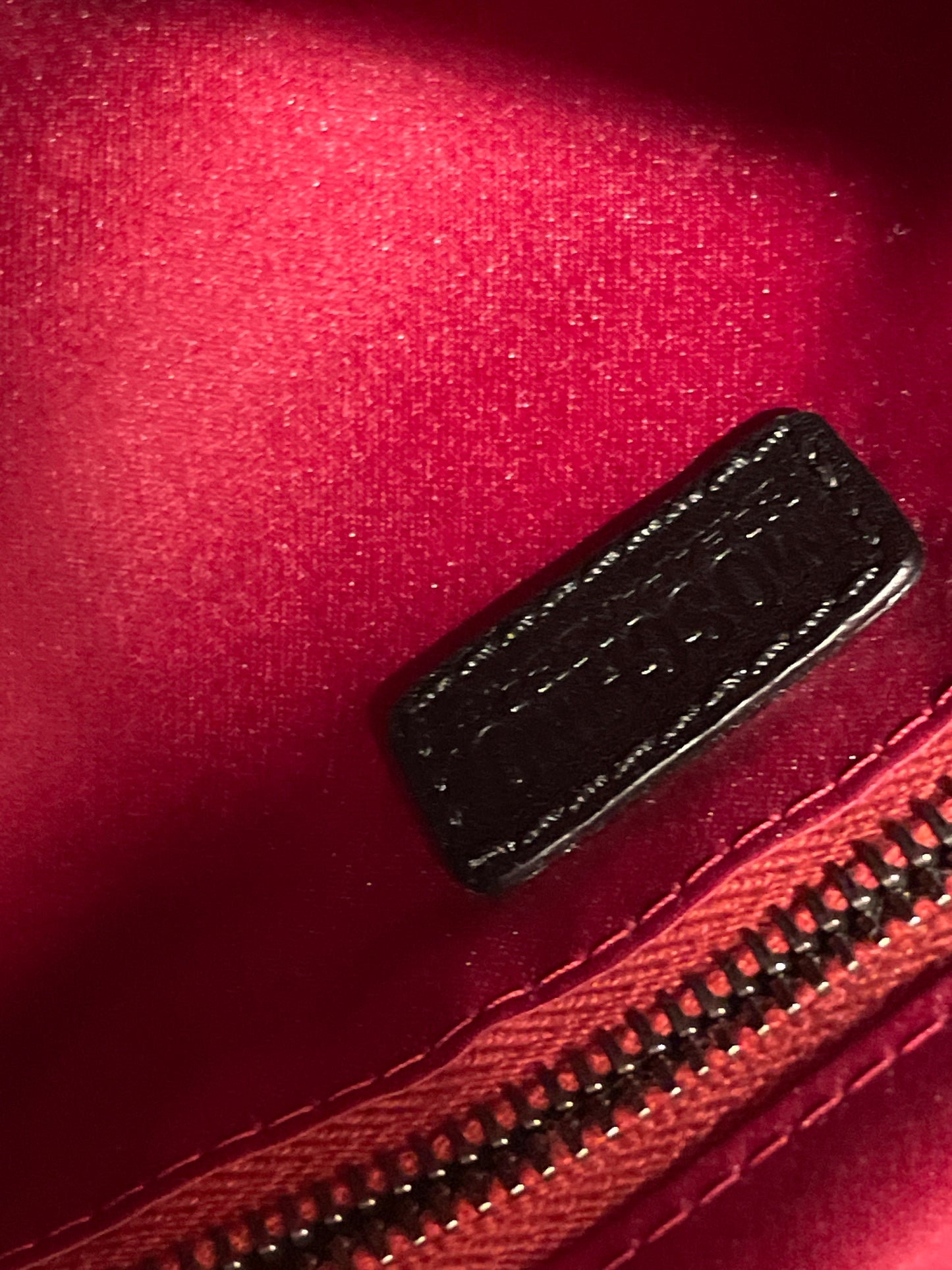Moschino bag - patent leather leo pattern