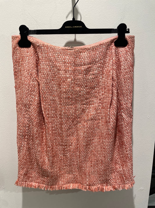 Donna Karan - Silk Skirt - Rose - Medinas Wardrobe -  EU44