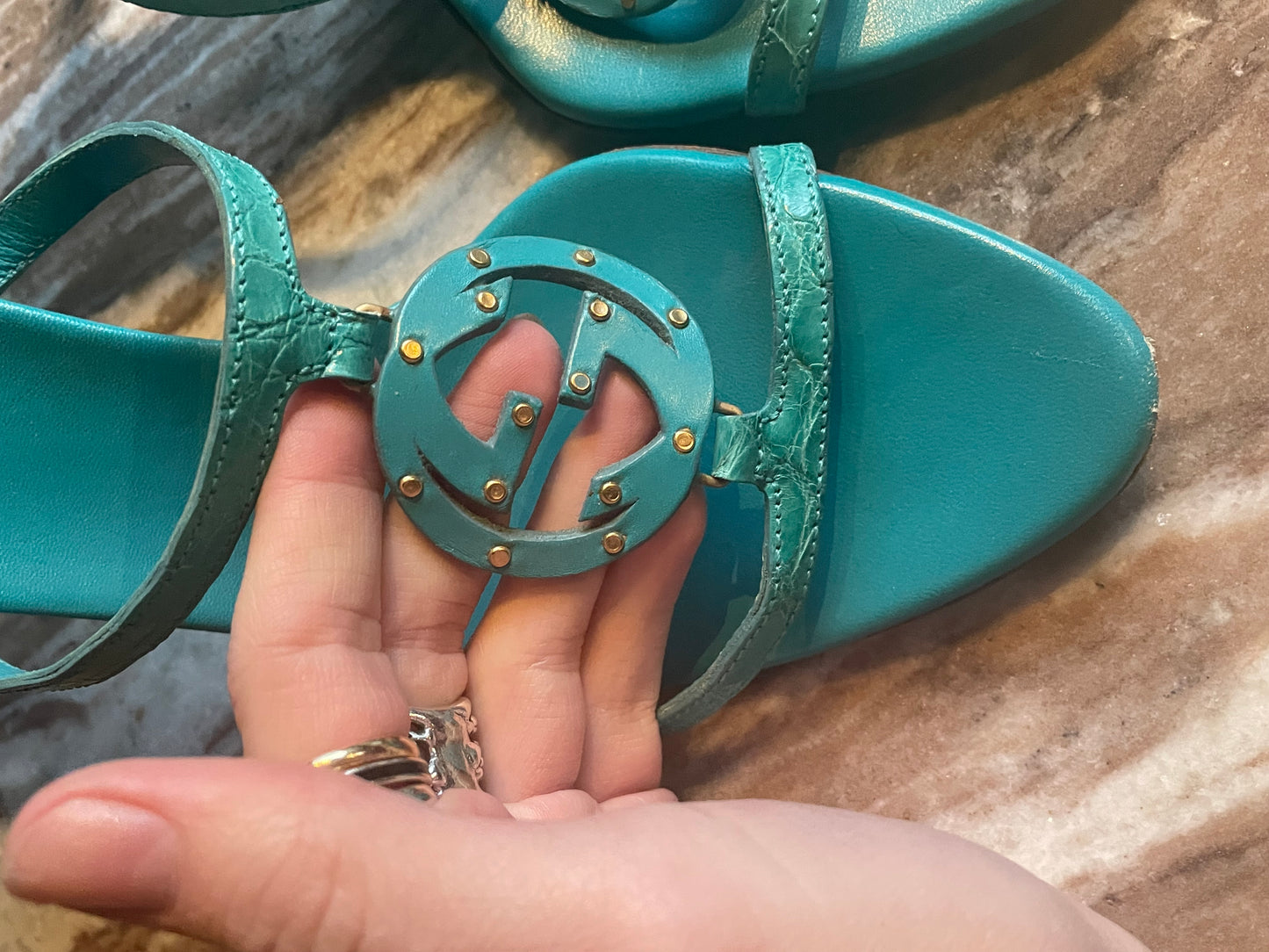 Gucci - GG logo sandaler