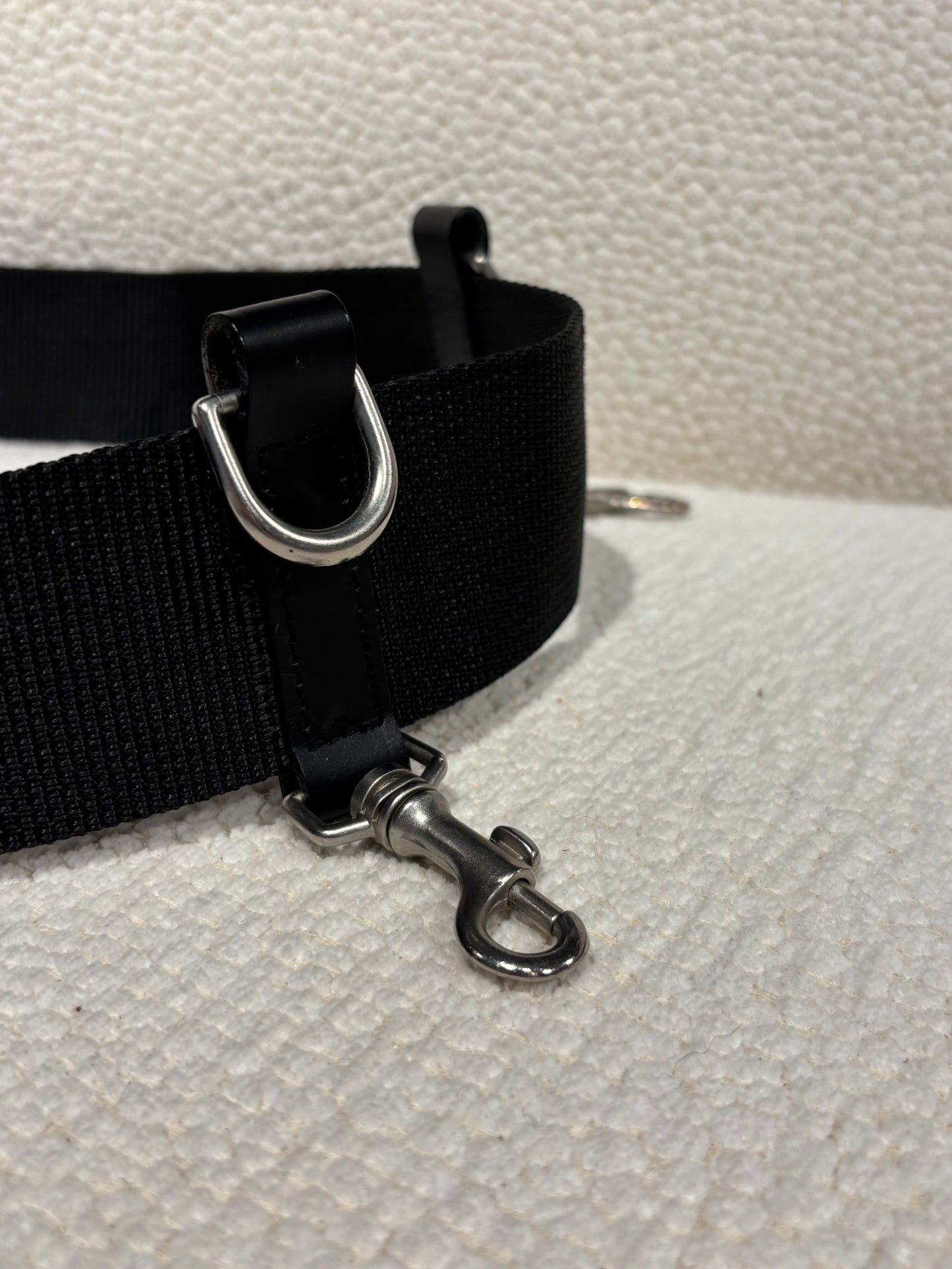 Chanel Belt – Black Canvas with Silver CC Buckle - Sport Line