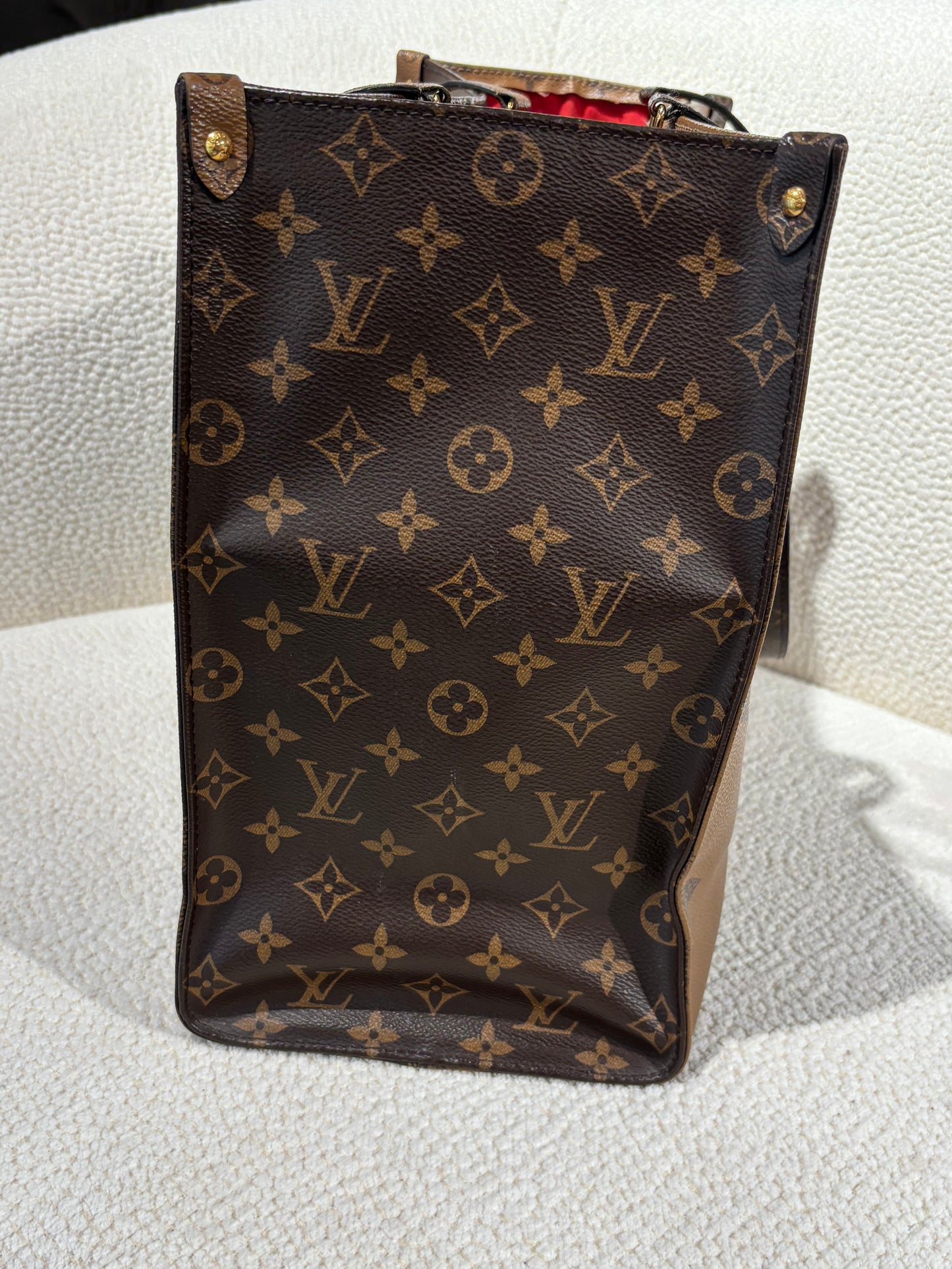 Louis Vuitton – Onthego- Brown & Light Brown Monogram Tote