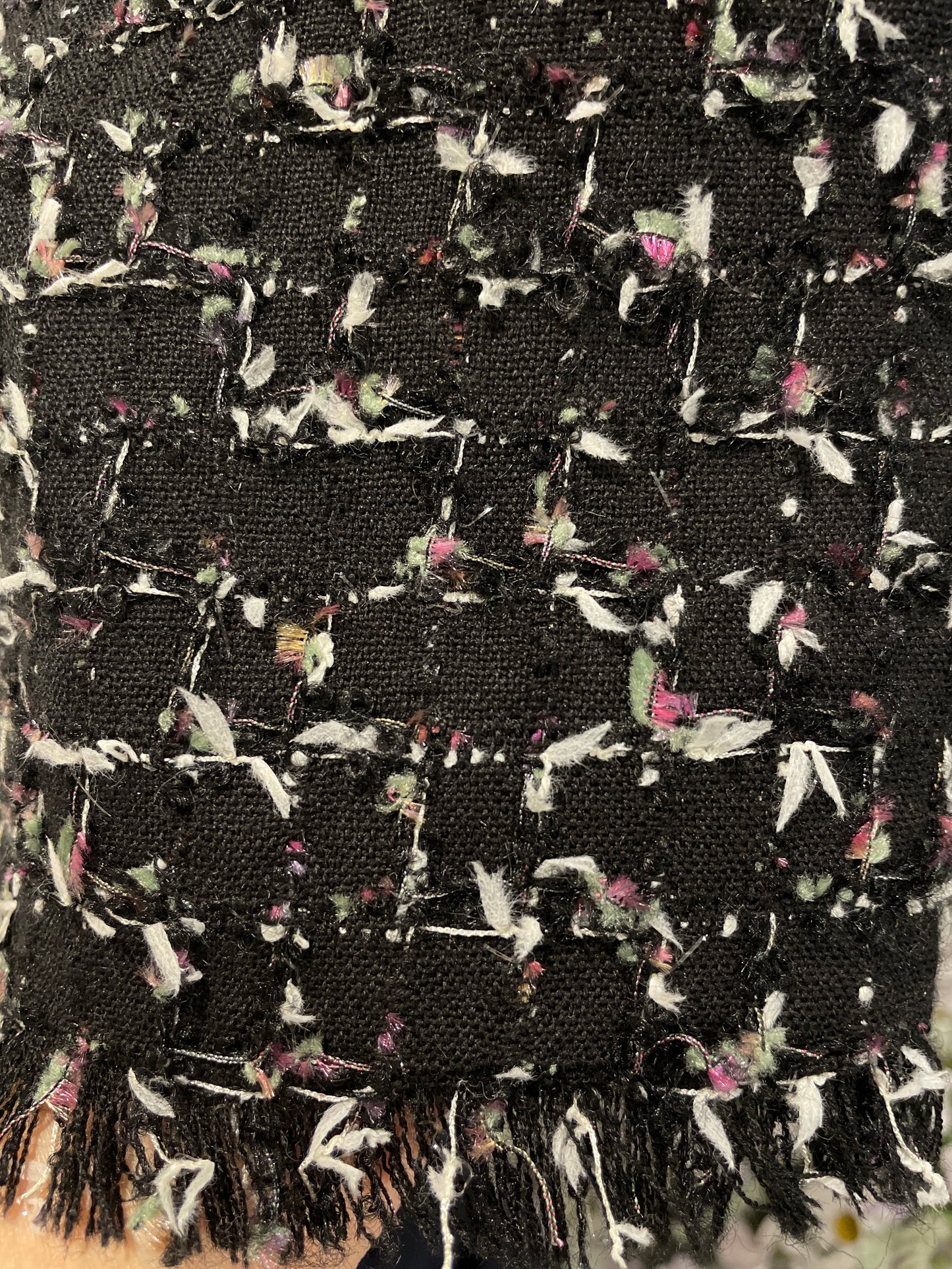 Chanel Skirt – Black with wool, mohair & silk - EU38