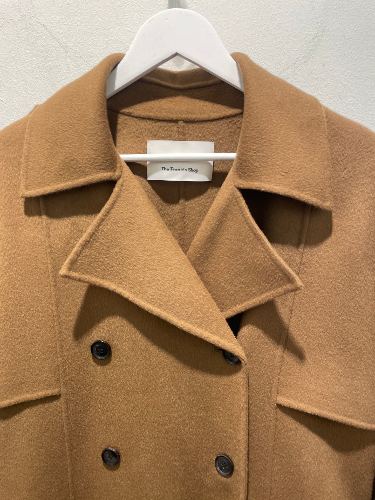 The Frankie Shop - Oversized Coat – One Size / Camel -  Medinas Wardrobe