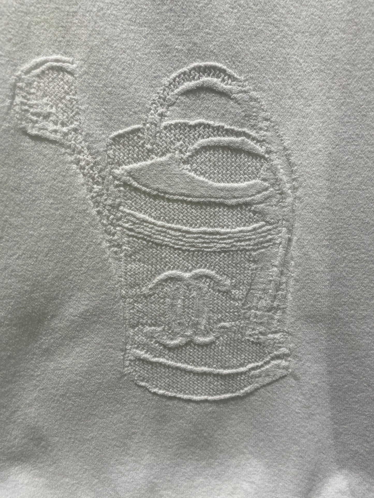 Chanel Top – Cotton Knit & Watering Can in White – EU 40