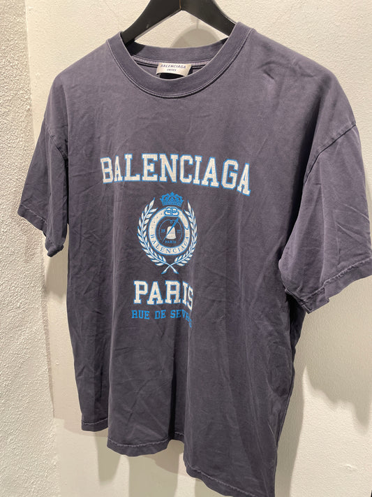 Balenciaga - Rue de Sèvres - Logo Tee - Medinas Wardrobe - S