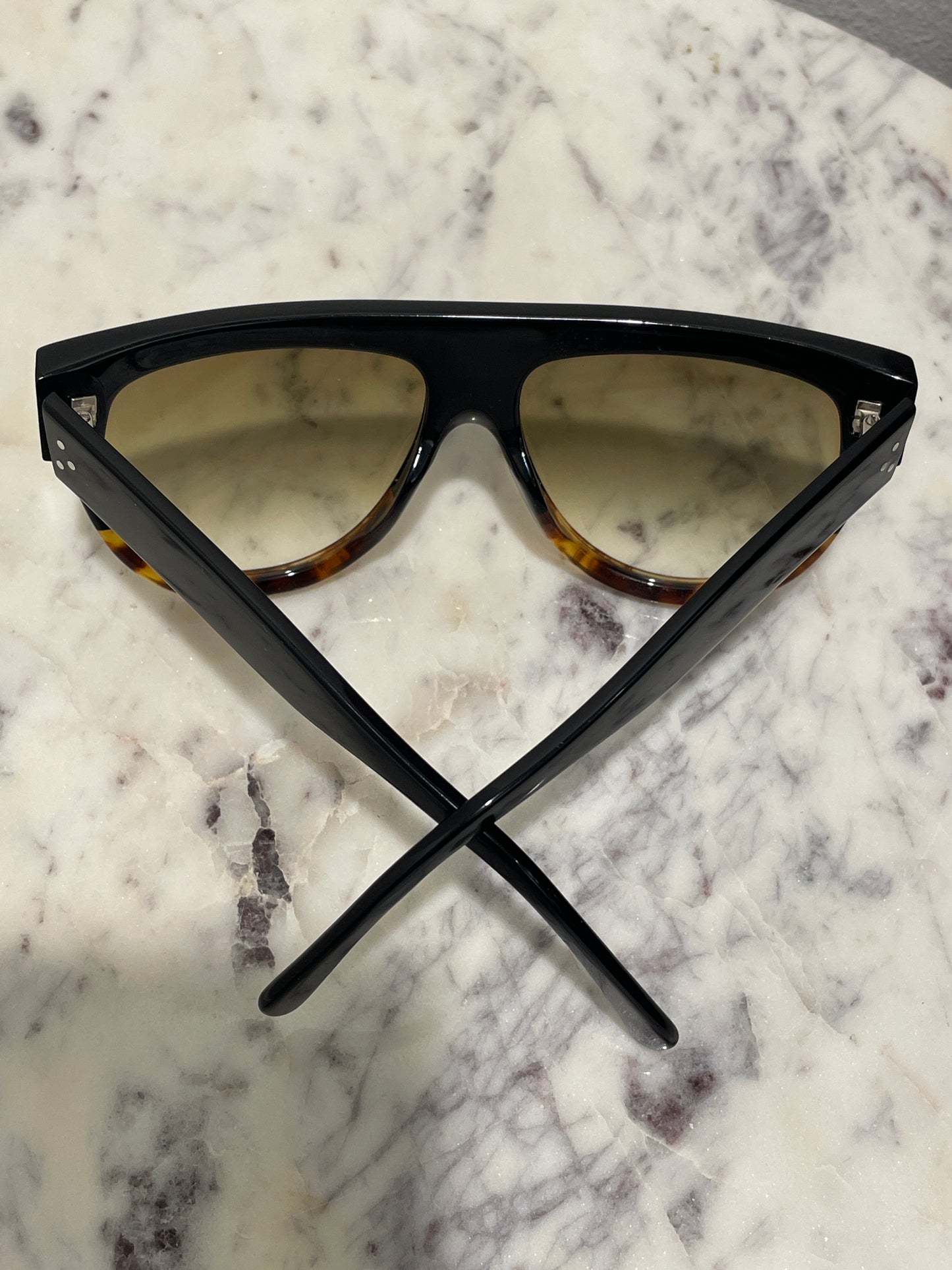 Celine Shadow Sunglasses – One Size / Black Tortoise