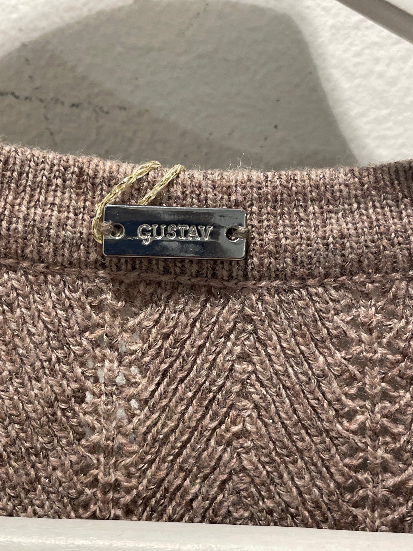 Gustav knit - taupe/nougat - M
