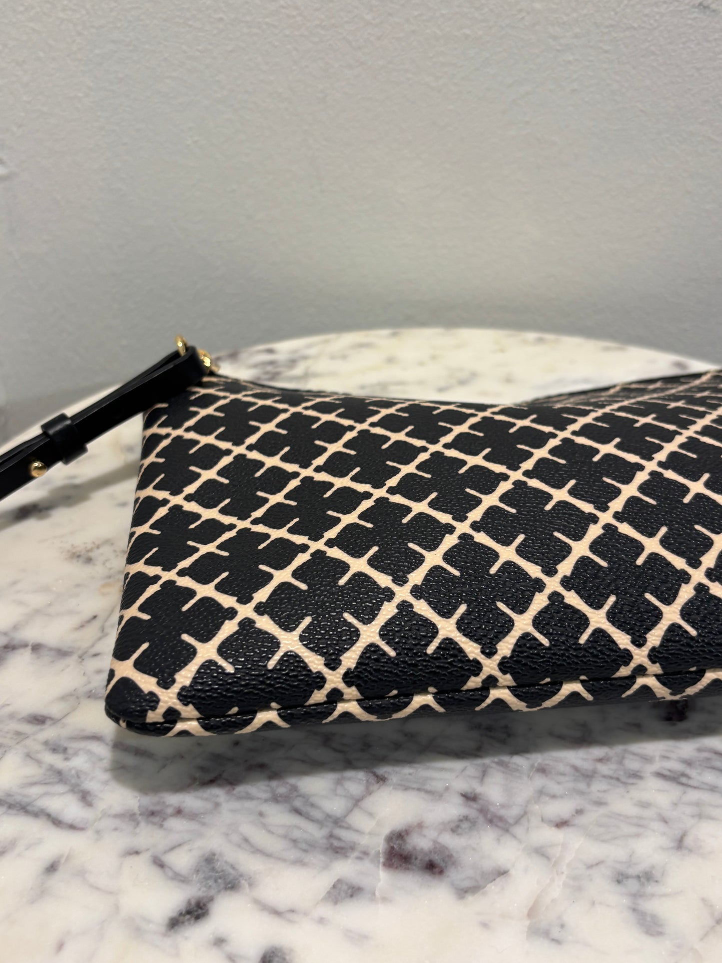 Malene Birger - Shoulder Bag  - Black Monogram - Medinas Wardrobe