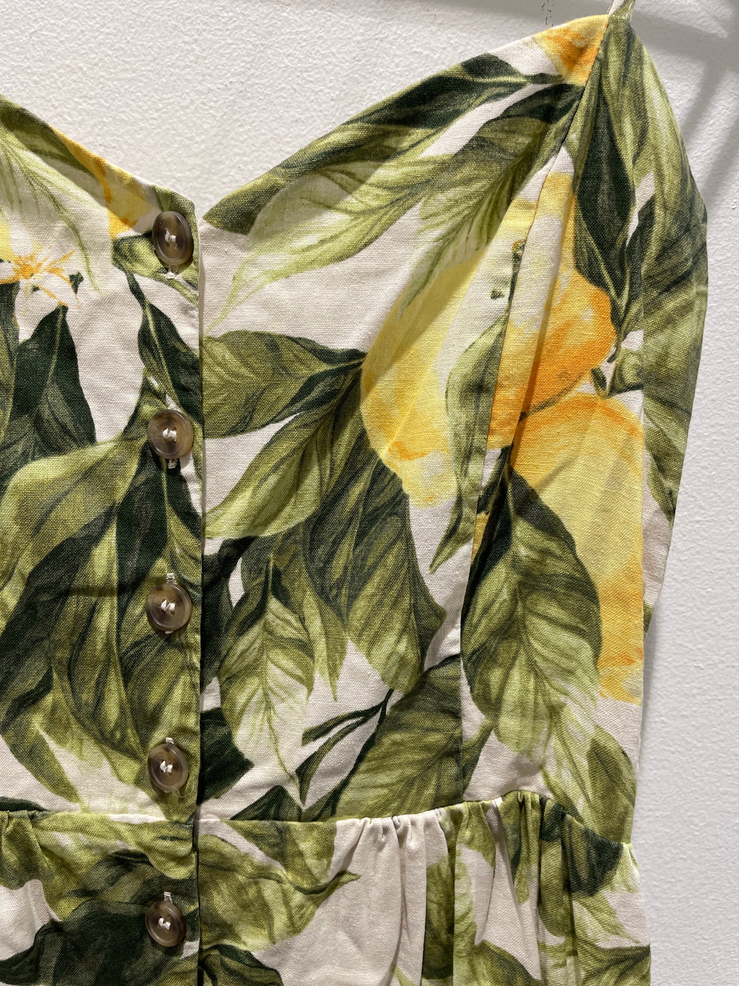 H&M - Lemon Dress - Medinas Wardrobe - EU36
