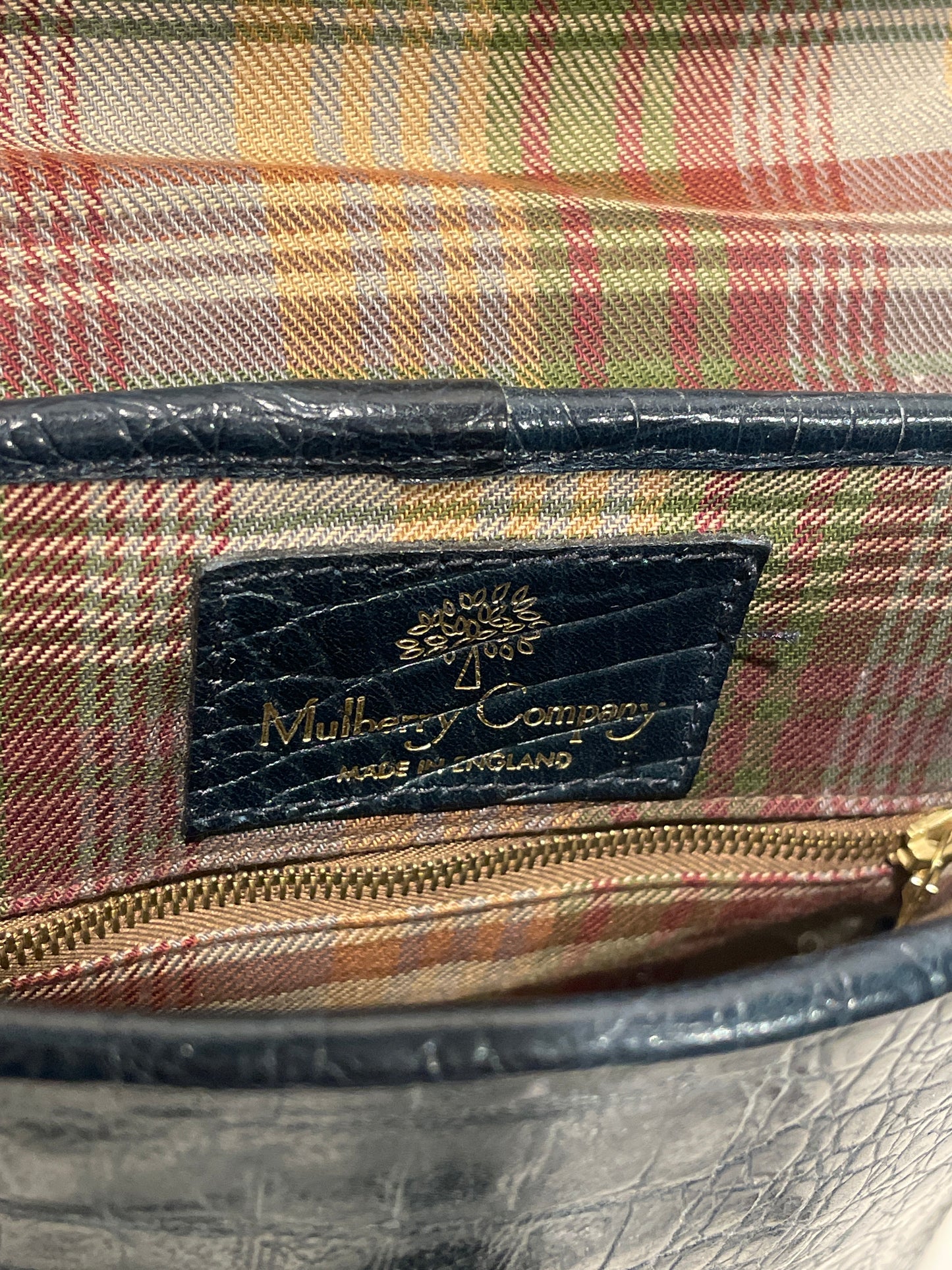 Mulberry - Navy/Teal Blue Binocular Bag