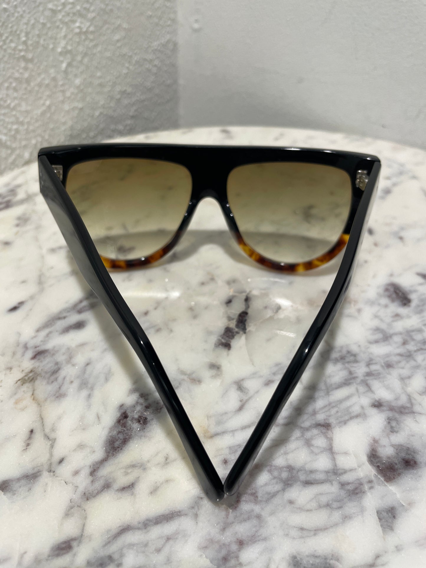 Celine Shadow Sunglasses – One Size / Black Tortoise