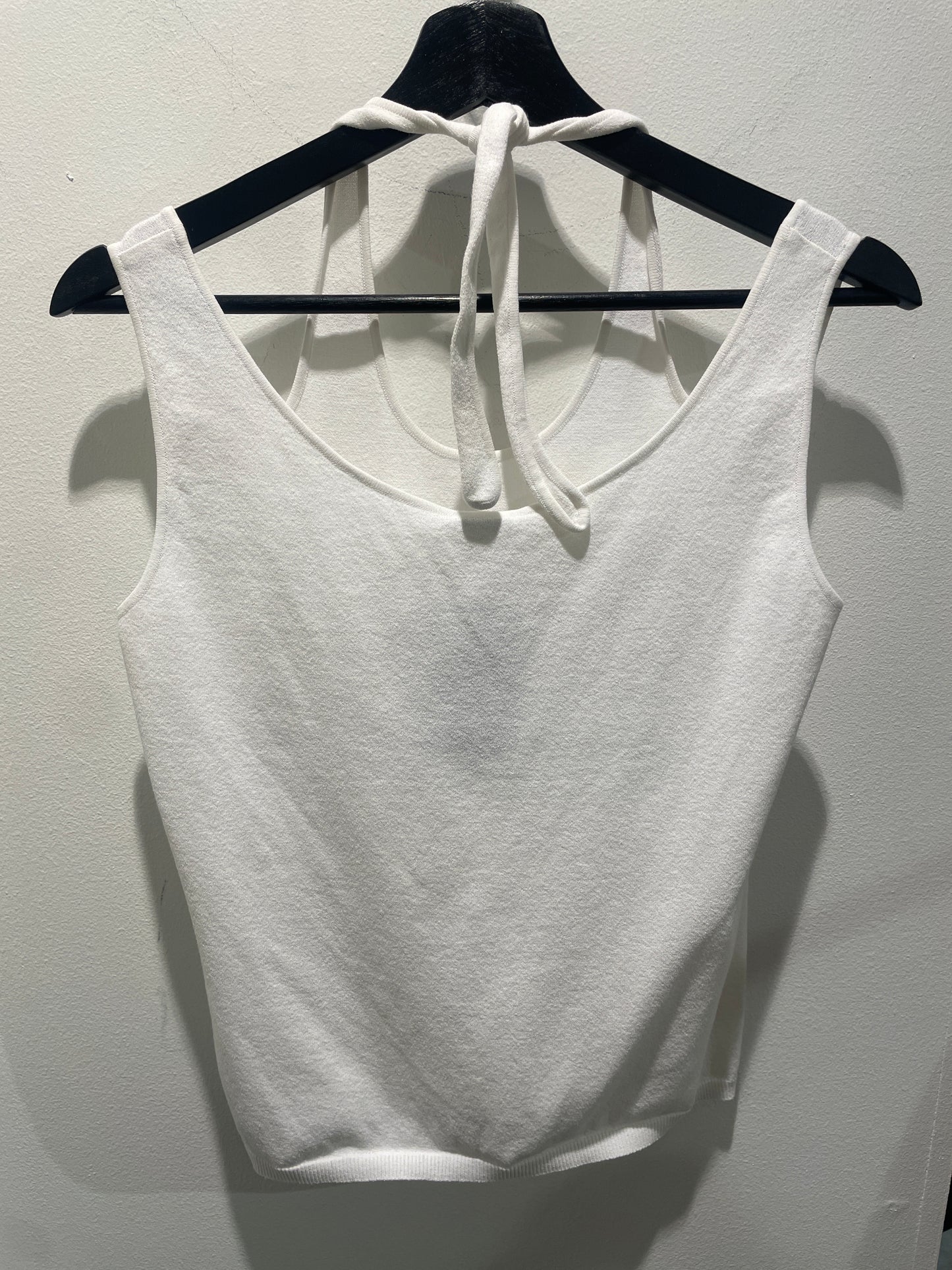Chanel Top – Cotton Knit & Watering Can in White – EU 40