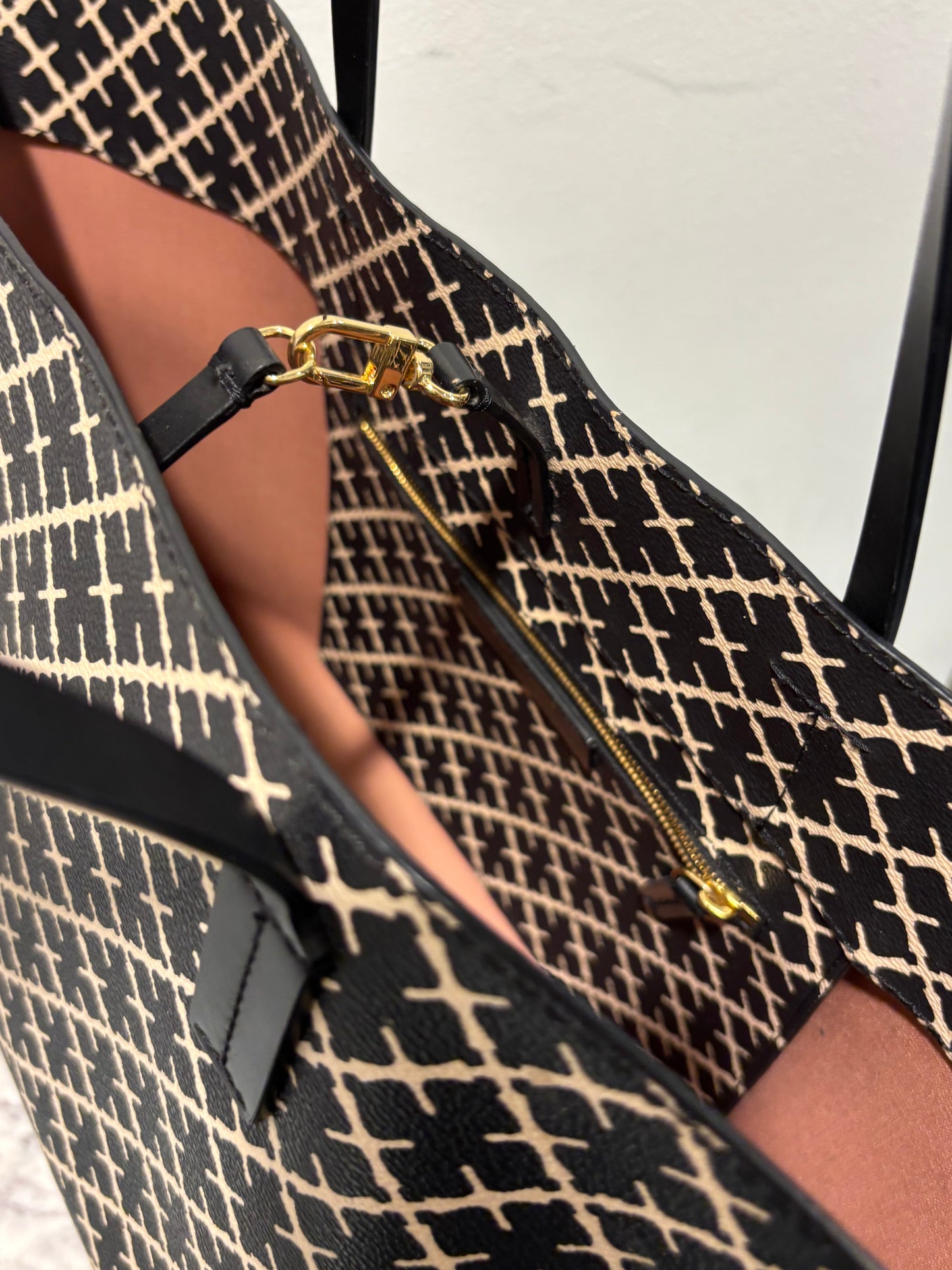 Malene Birger - Tote - Black Monogram - Medinas Wardrobe