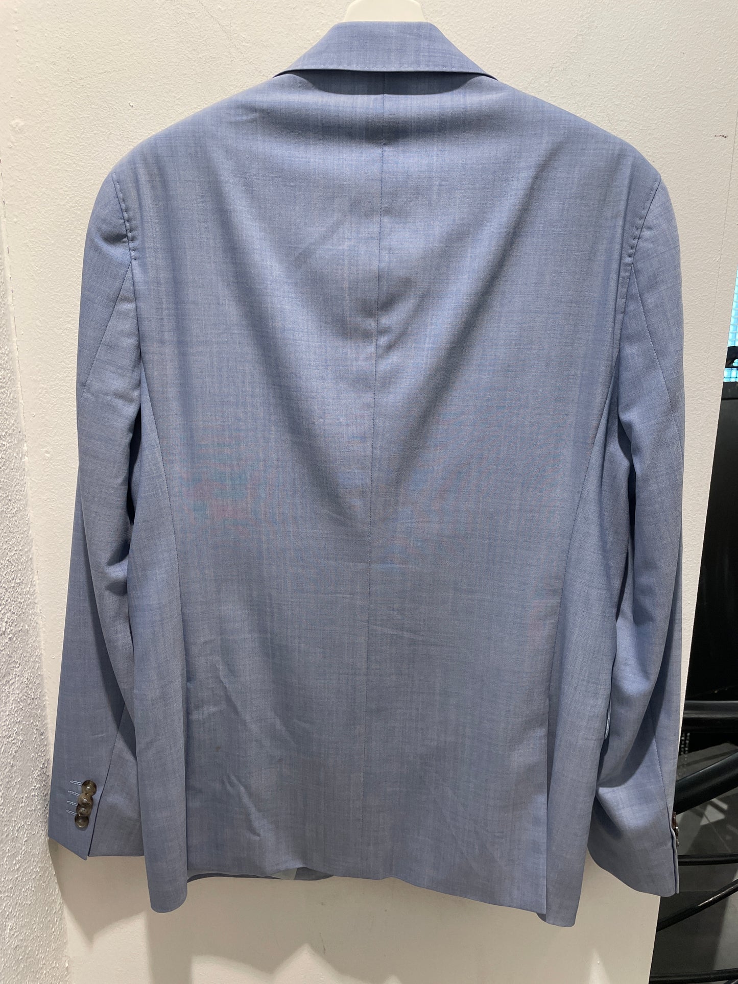 Sand Copenhagen Light Blue Seersucker Blazer (Angelico Fabric) -
