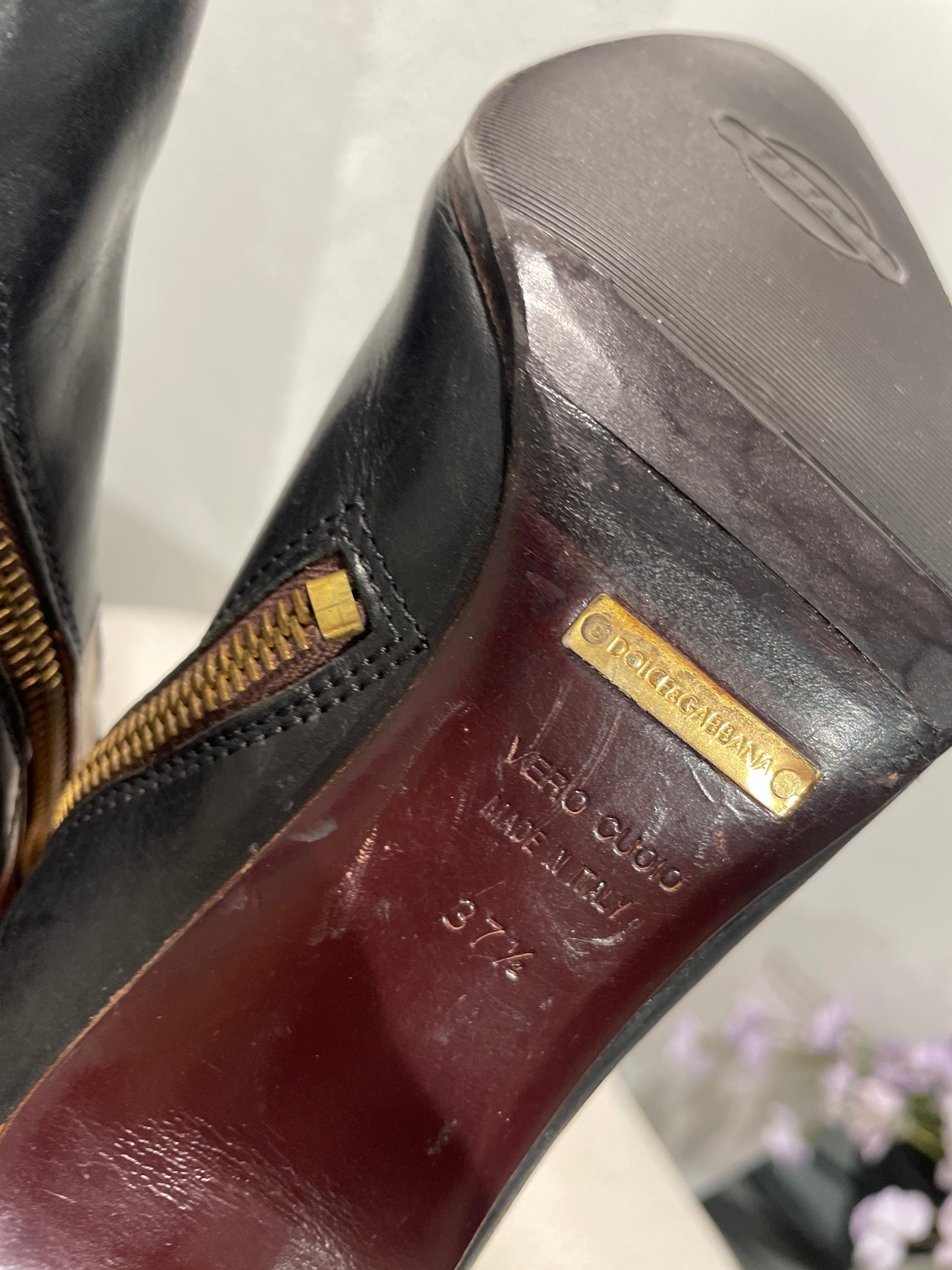 Dolce & Gabbana - kneehigh boots - EU 37,5