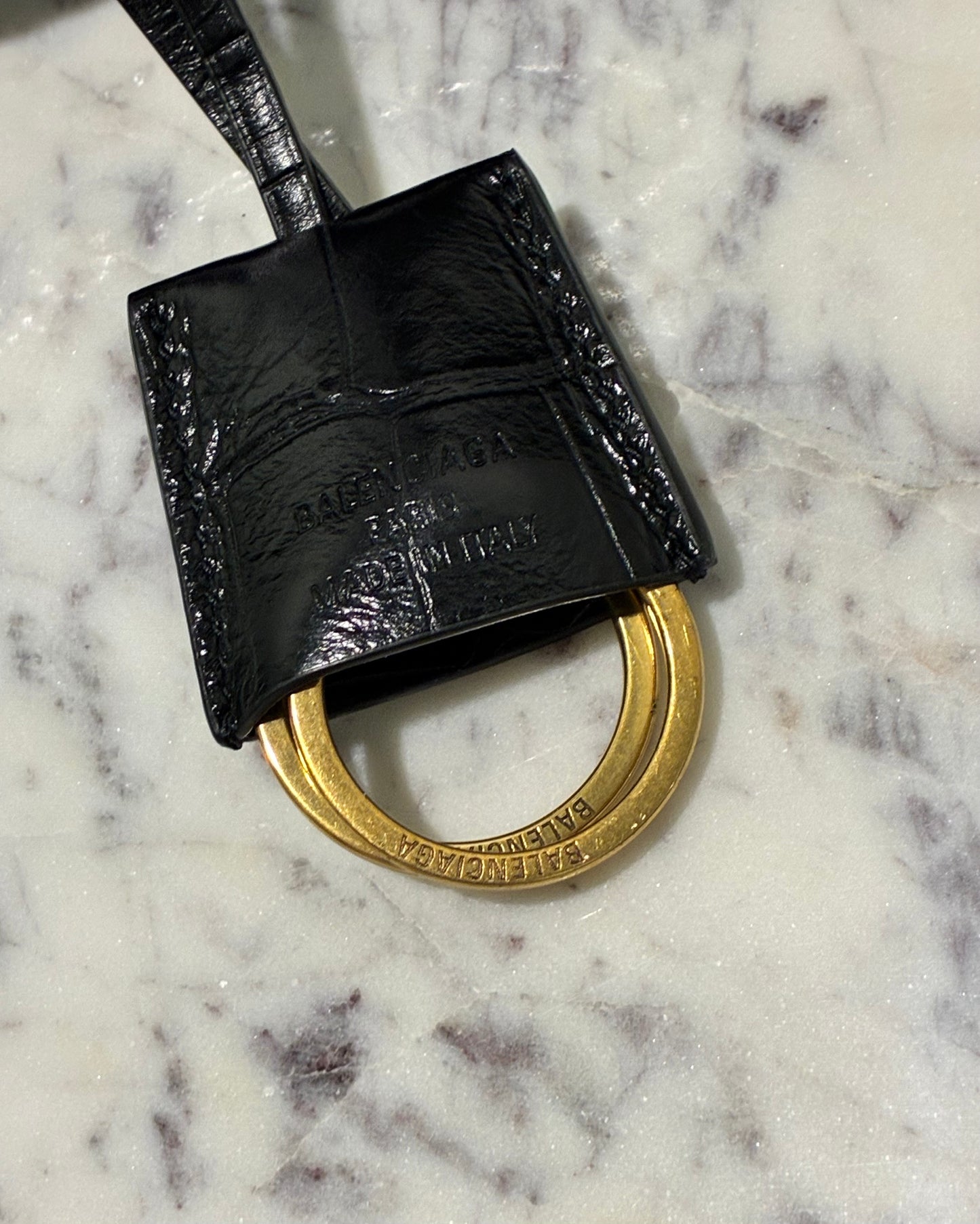 Balenciaga - Rodeo Croco Large Shoulderbag - Medinas Wardrobe