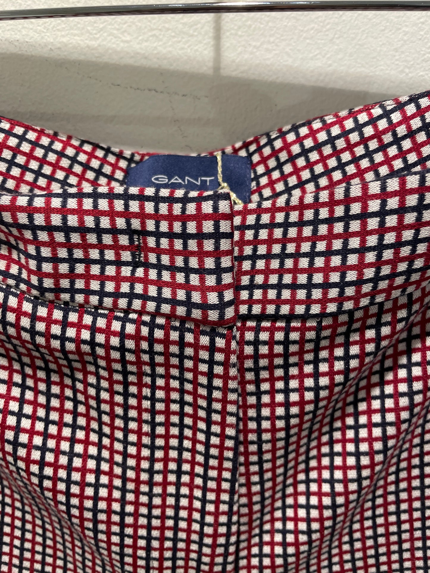 Gant pants - red, blue and white checks - EU38