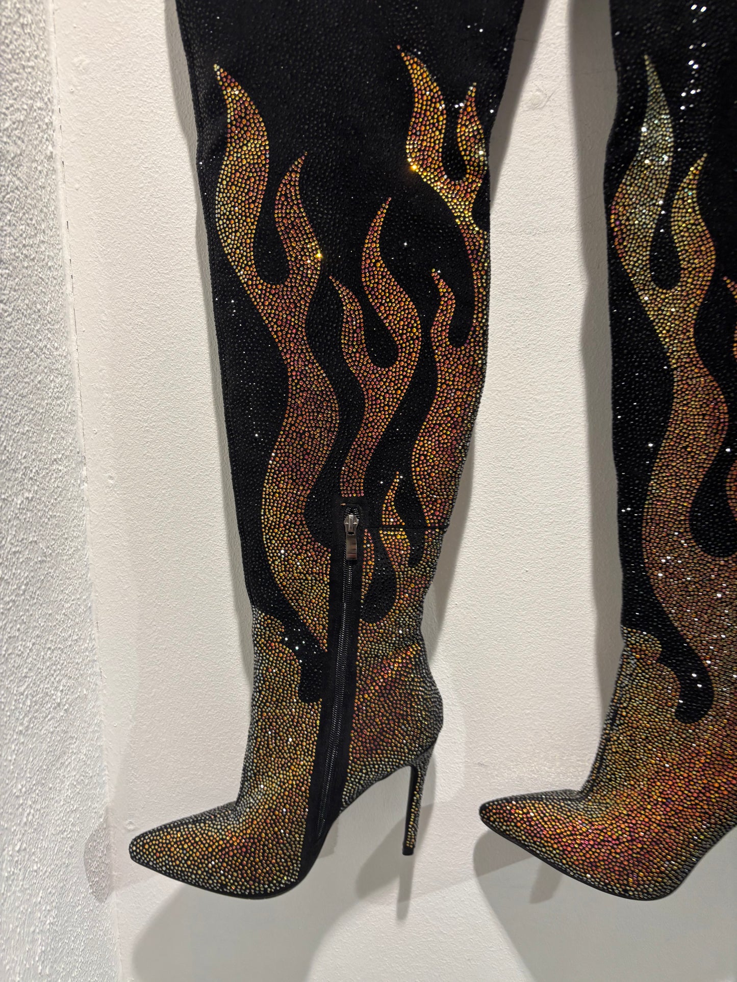 Azaleas Wang - Over the knee - Bling of fire boots - 8,5 - Medinas Wardrobe