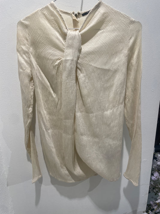 Bruuns Bazaar - crepped top - Ecru - EU34