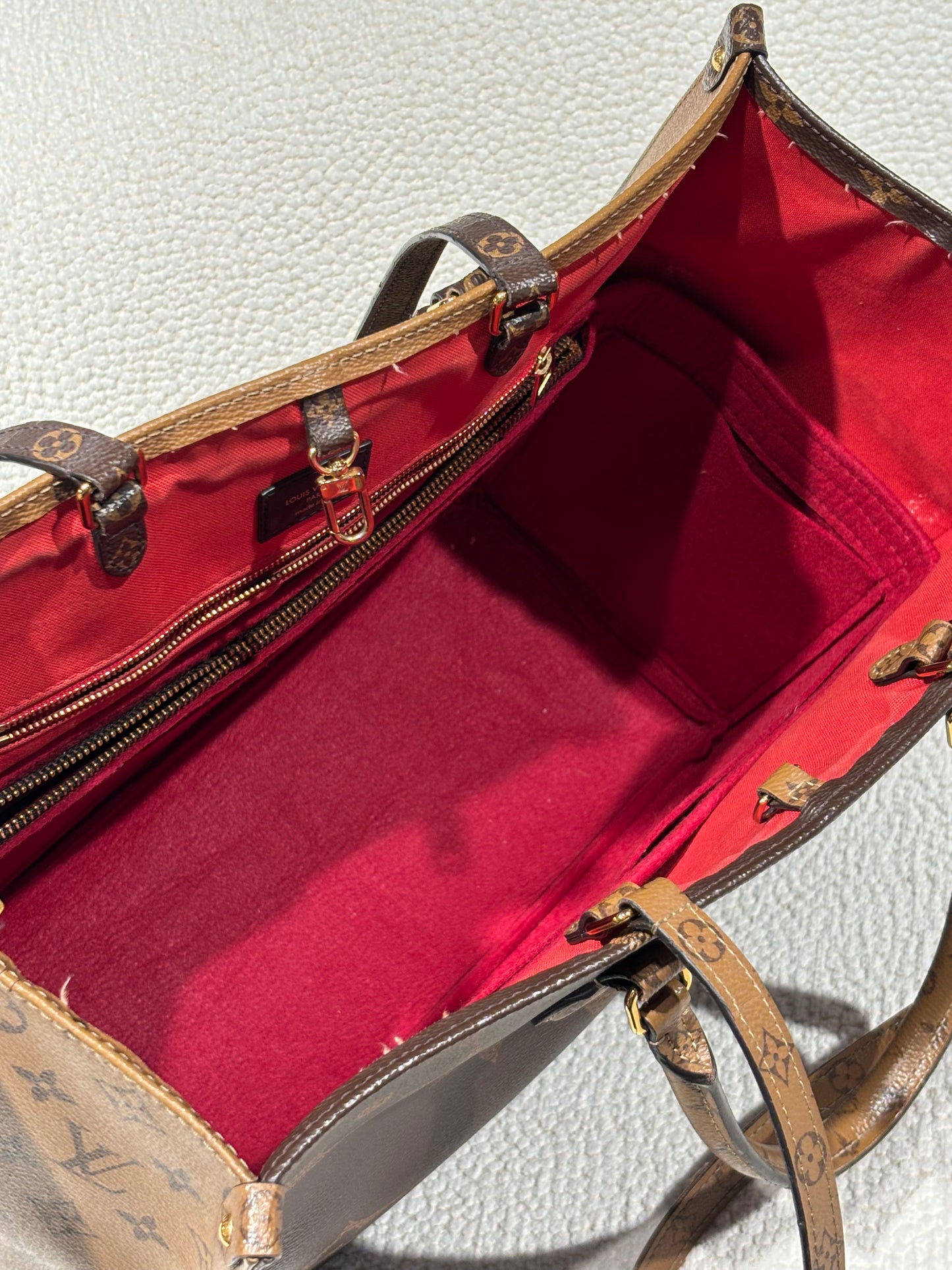 Louis Vuitton – Onthego- Brown & Light Brown Monogram Tote