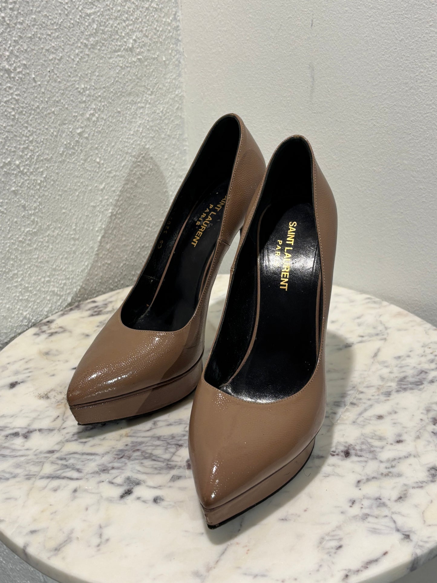 Saint Laurent Heels, platform, 38.5 - Medinas Wardrobe