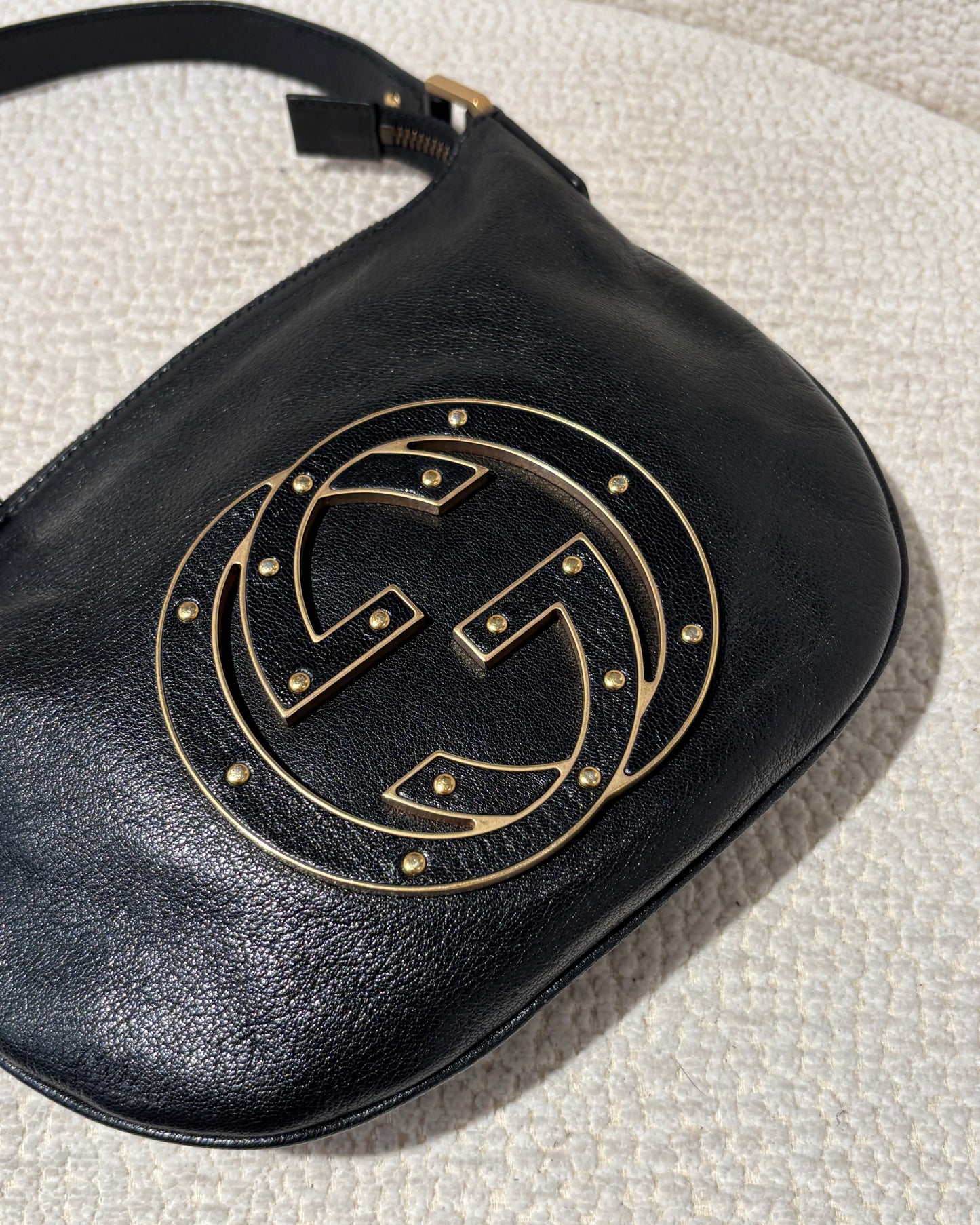 Gucci Blondie Bag - Black Leather & Hold Hardware