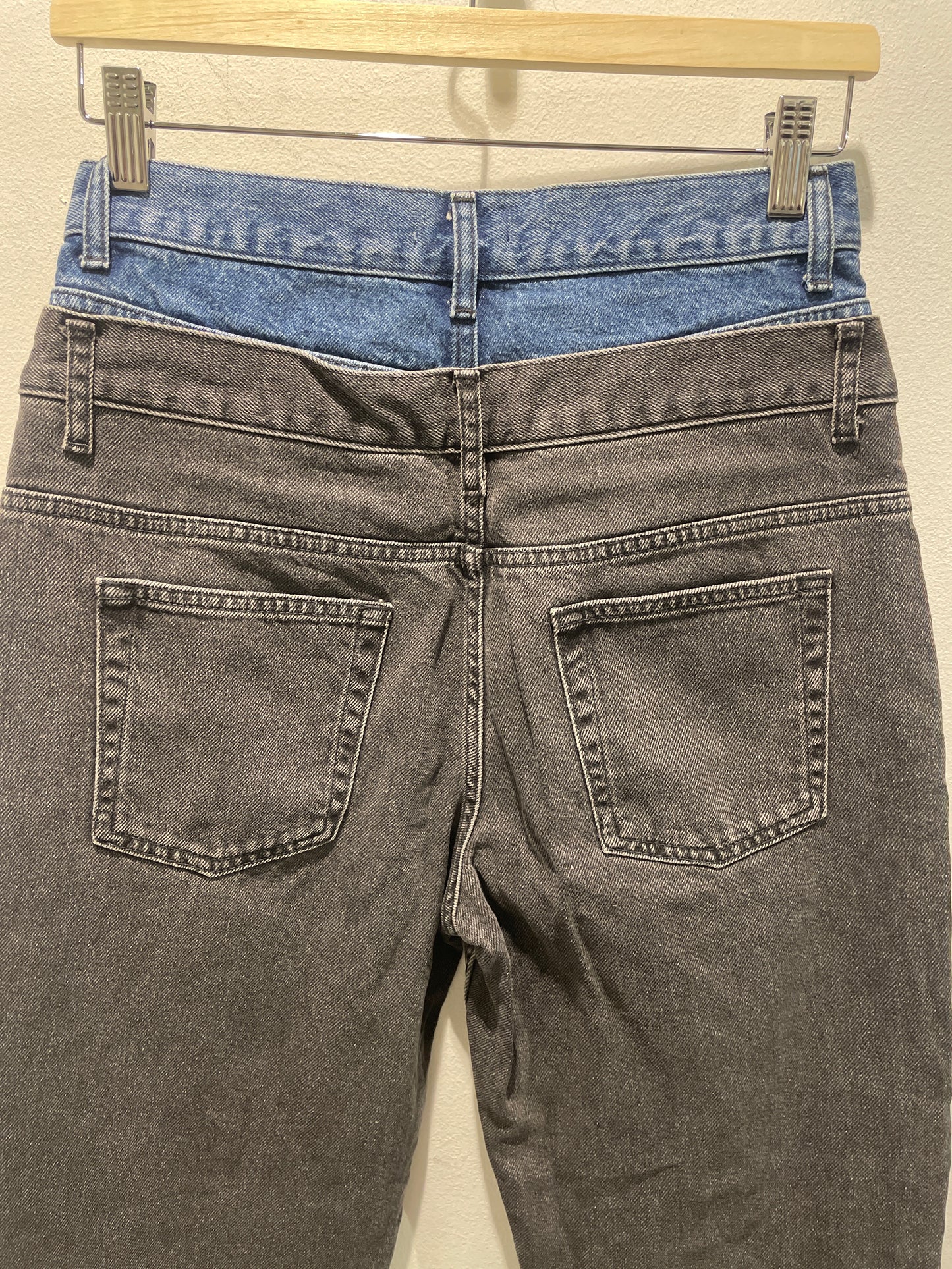 Sandro - Denim - doublewaist Jeans - Medinas Wardrobe - 38