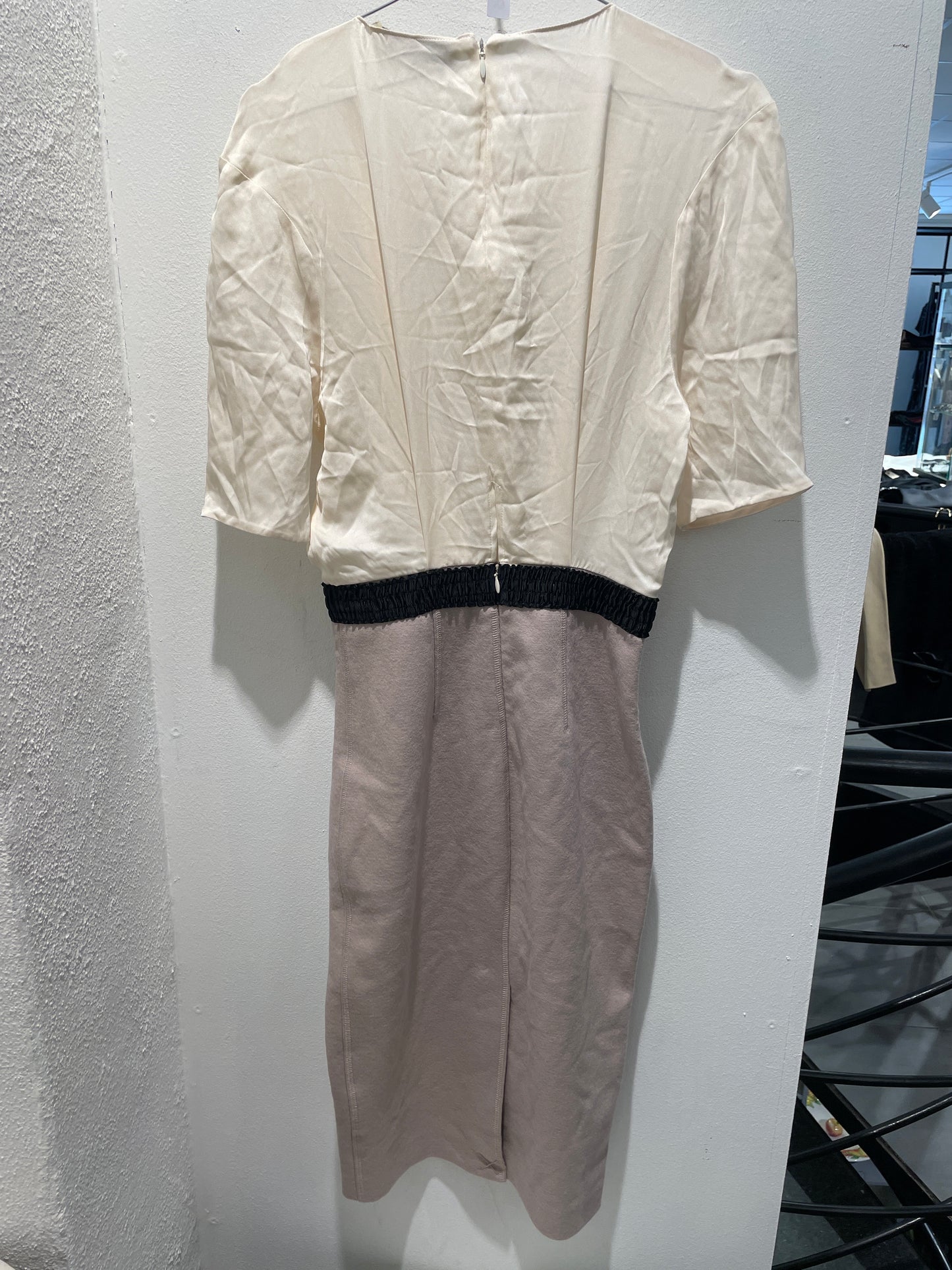 Malene Birger - Dress - Silk and wool - ecru and beige - EU36 -  Medinas Wardrobe m