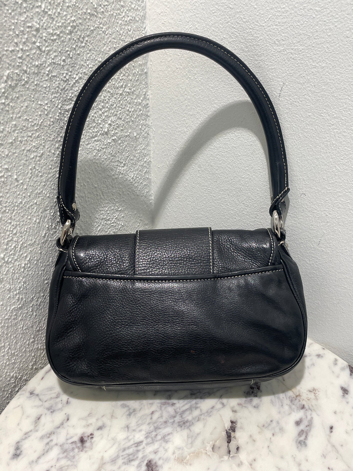 Christian Dior Vintage Leather St. Germain Flap Bag