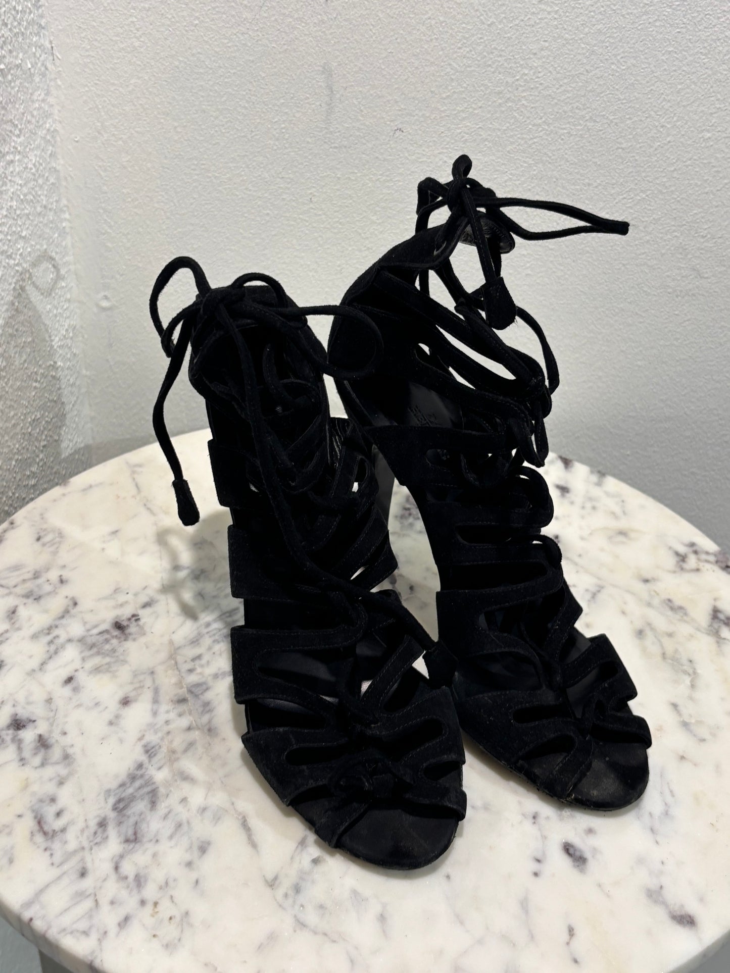 Hermès - "Thalassa" Gladiator Cage Sandal - EU38,5 - Medinas Wardrobe