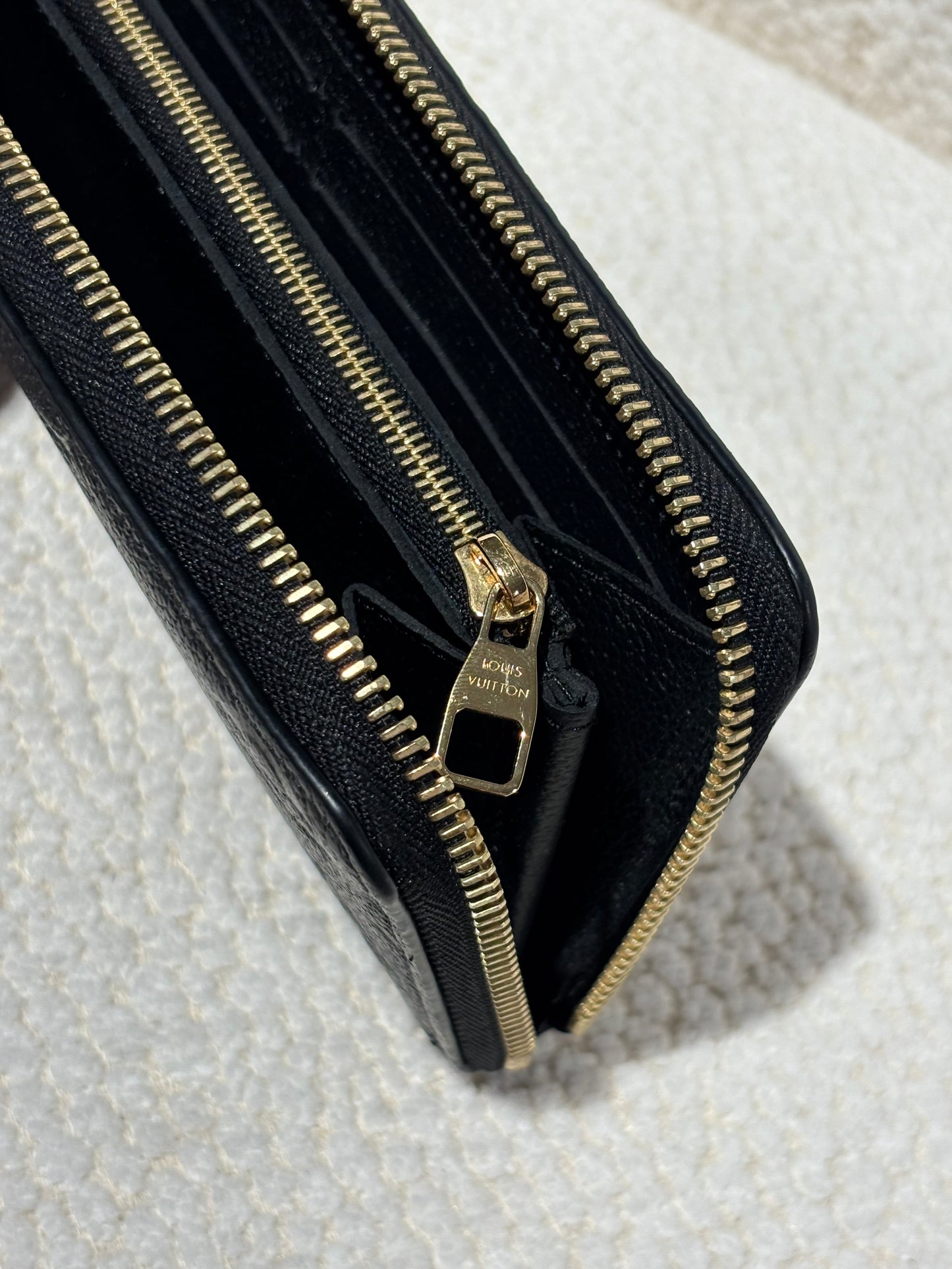 Louis Vuitton Wallet – Monogram Empreinte Leather in Black