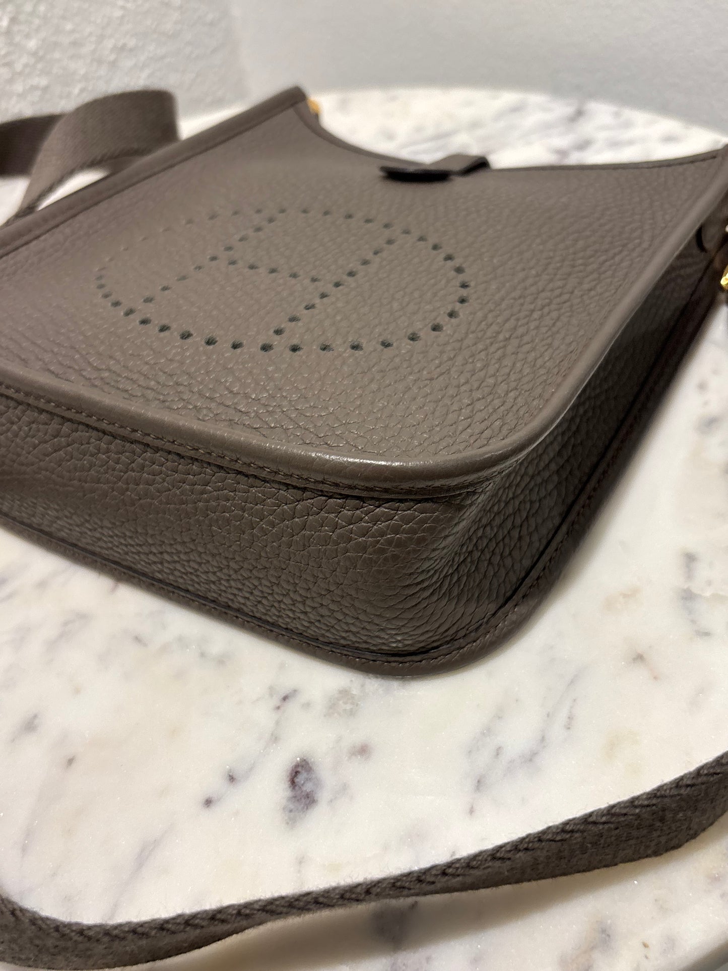 Hermés Evelyn Mini 16 - Etoupe - Brand New Full Set