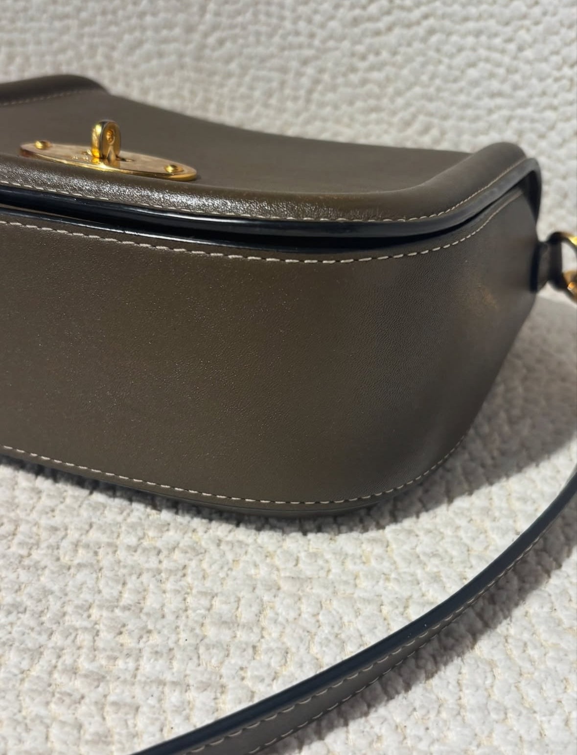 Mulberry Bag - Small Darley Satchel - Army/Green Leather & Gold Hardware