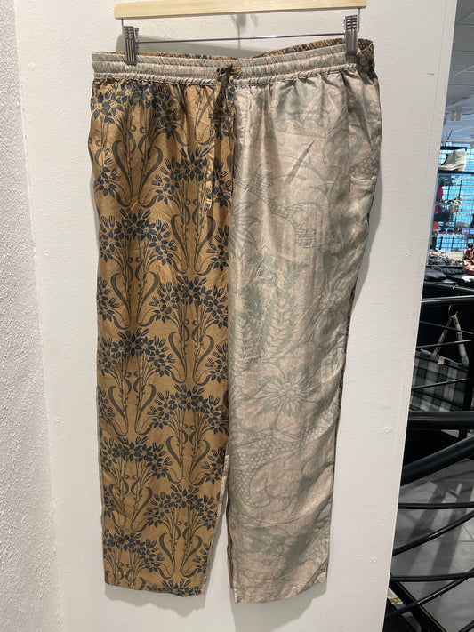 Pierre-Louis Mascia Premium Jacquard Silk Trousers - XL