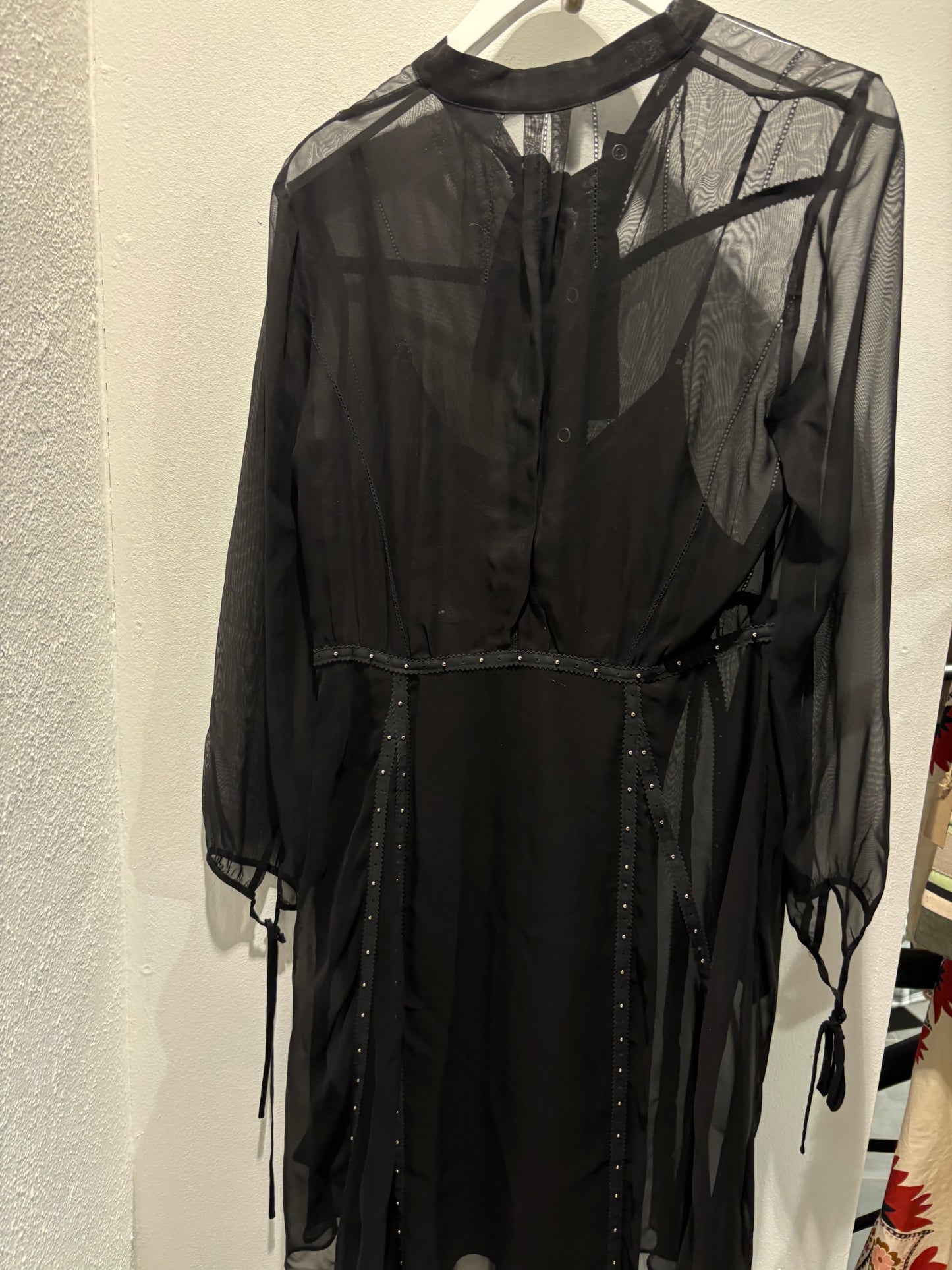 Coach - unique vegan silk dress -  Sz 2 /XS