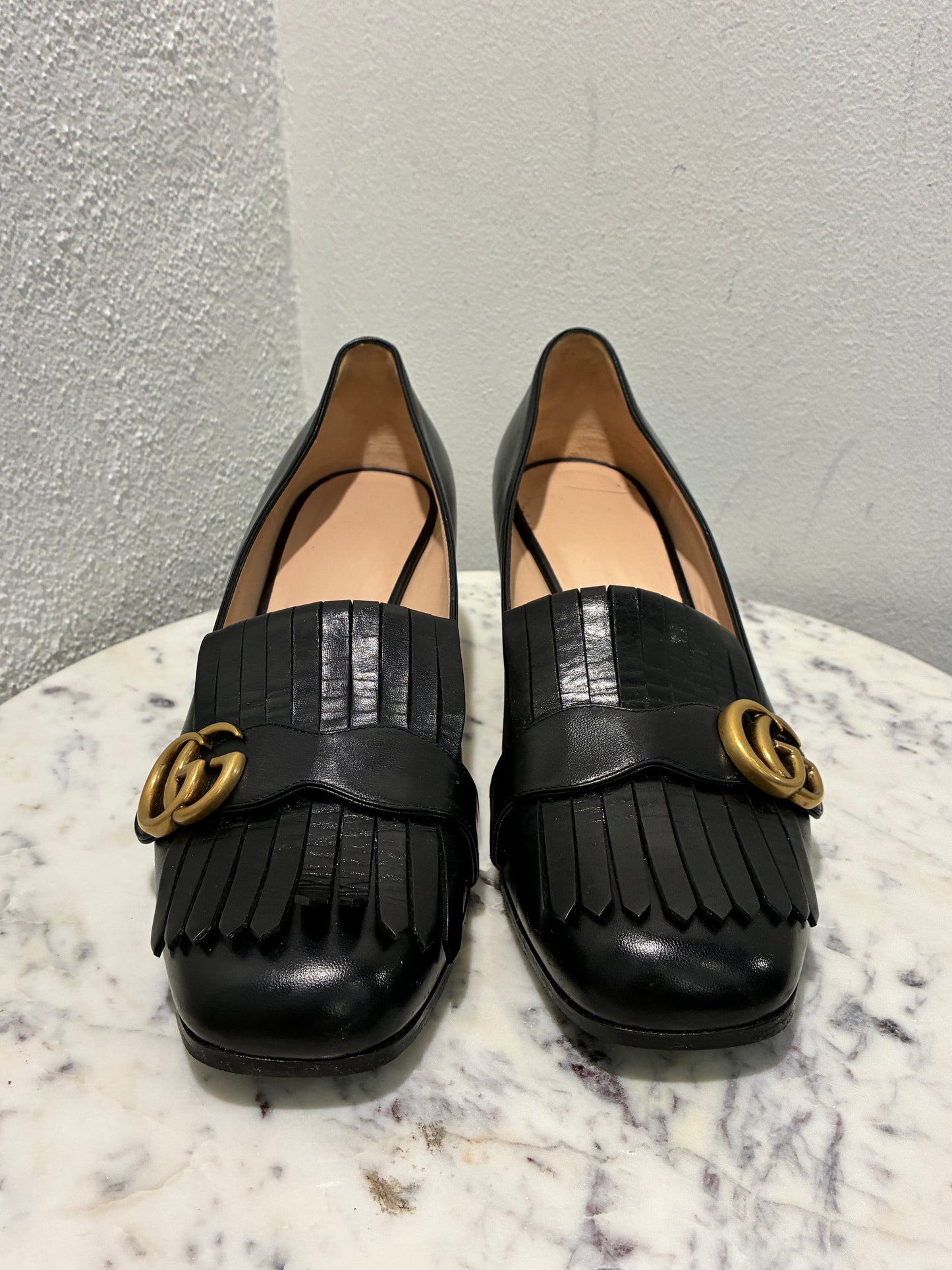 Gucci Marmont Leather Pumps – Size EU 41.5