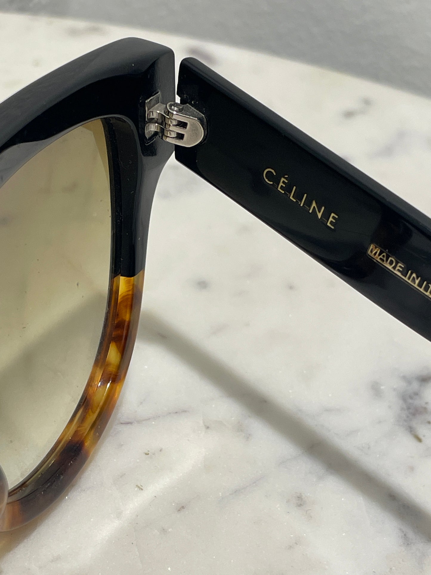 Celine Shadow Sunglasses – One Size / Black Tortoise