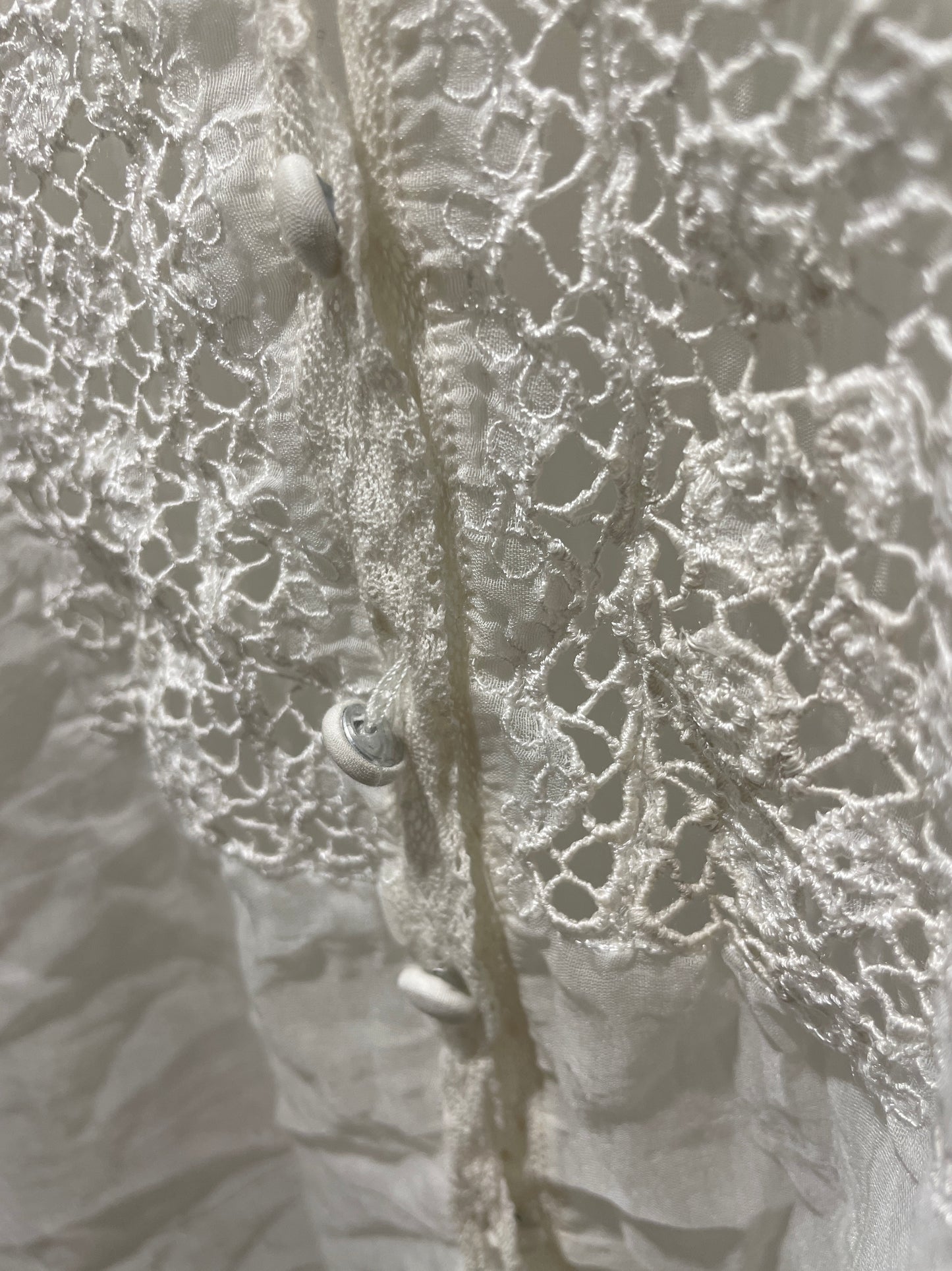 Rabens Saloner Lace Blouse – White - L