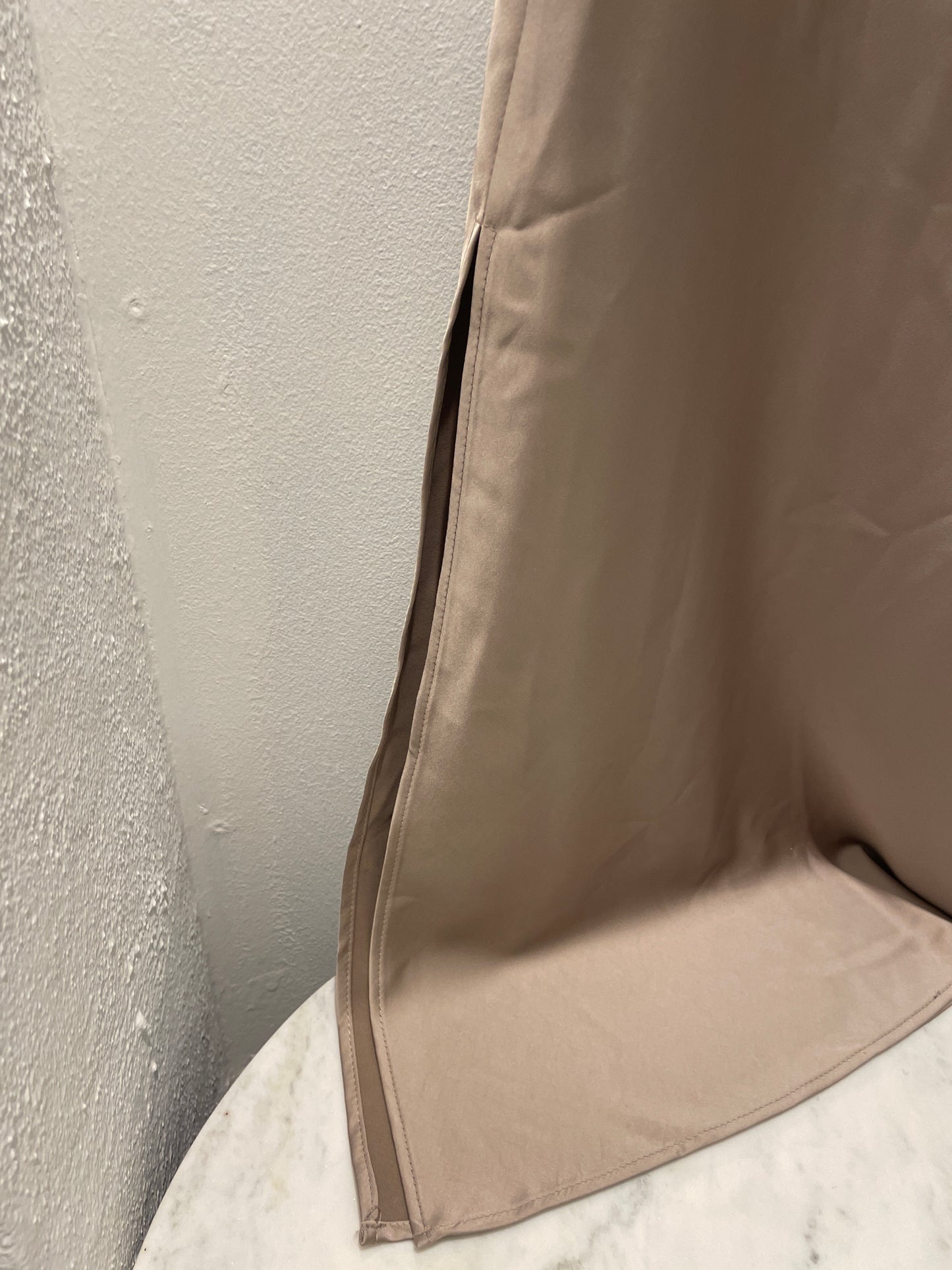 Imperial Long Satin Cowl-Neck Dress – Size M (Brand New with Tags)