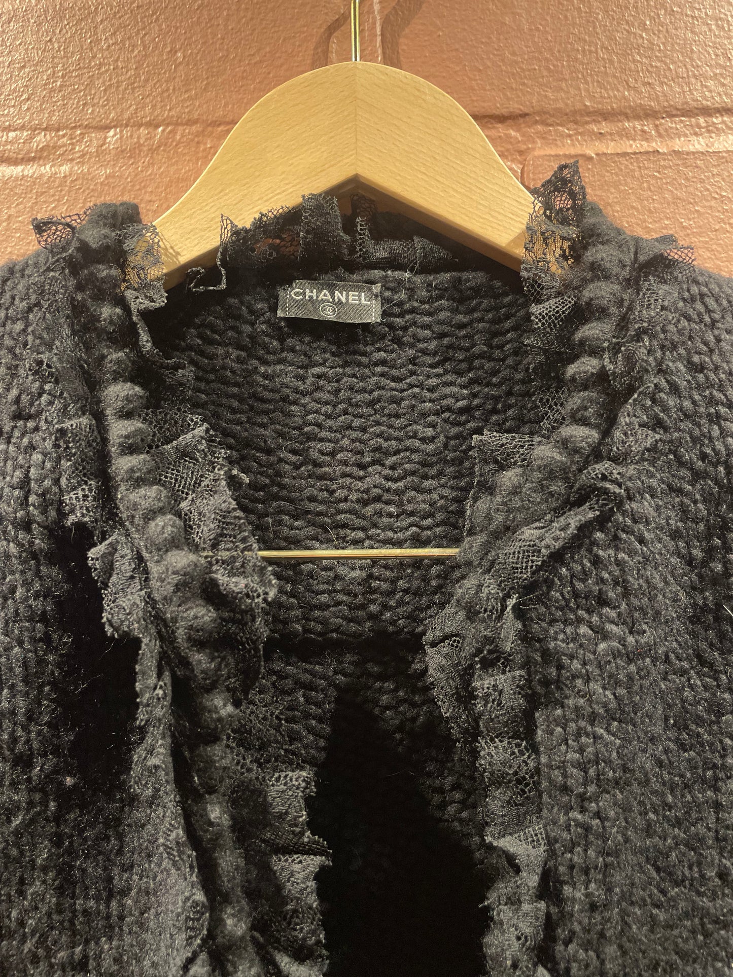 Chanel Cashmere Jakke - sort
