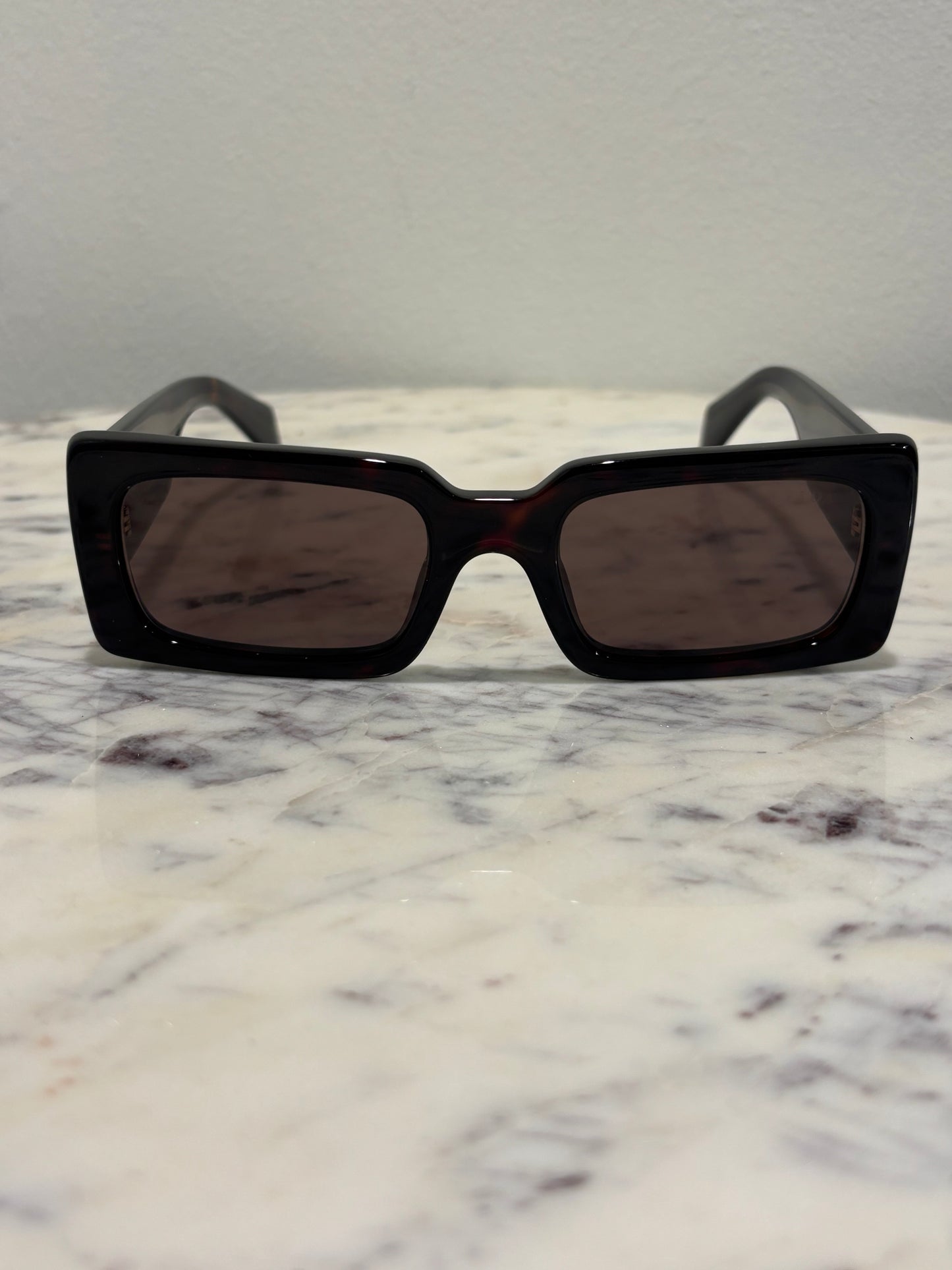 Prada Sunglasses - Tortoise with Logo - Medinas Wardrobe