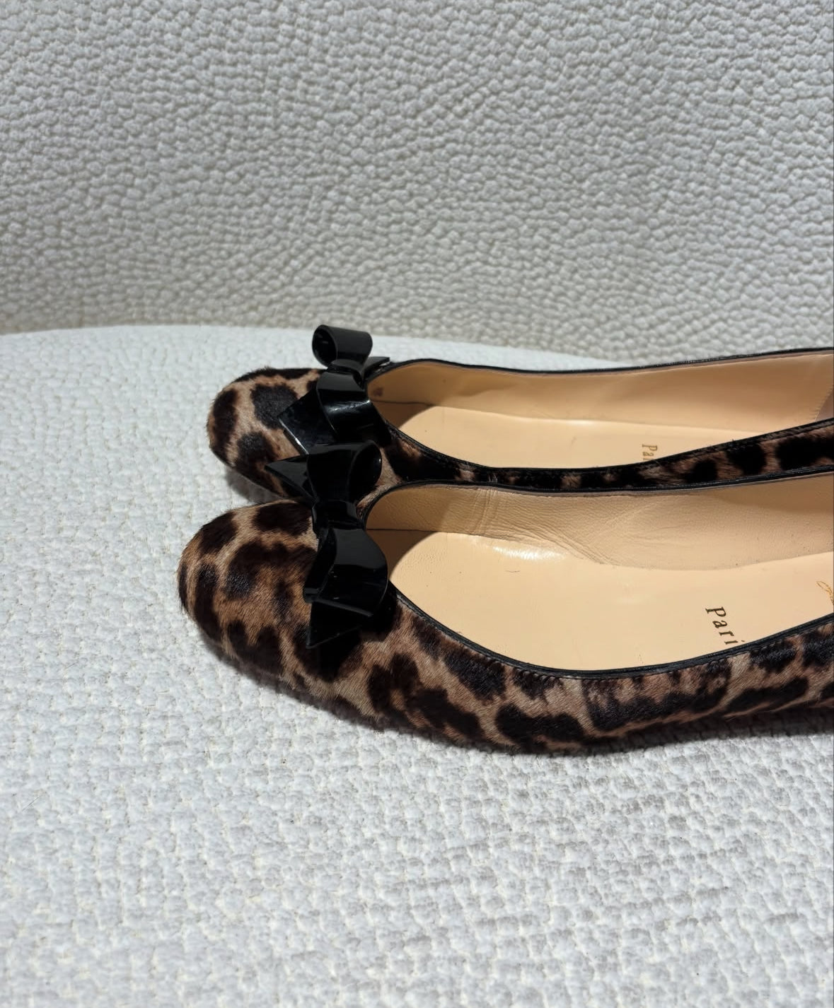 Christian Louboutin Ballerinas - Leopard Print Ponyhair - EU 38