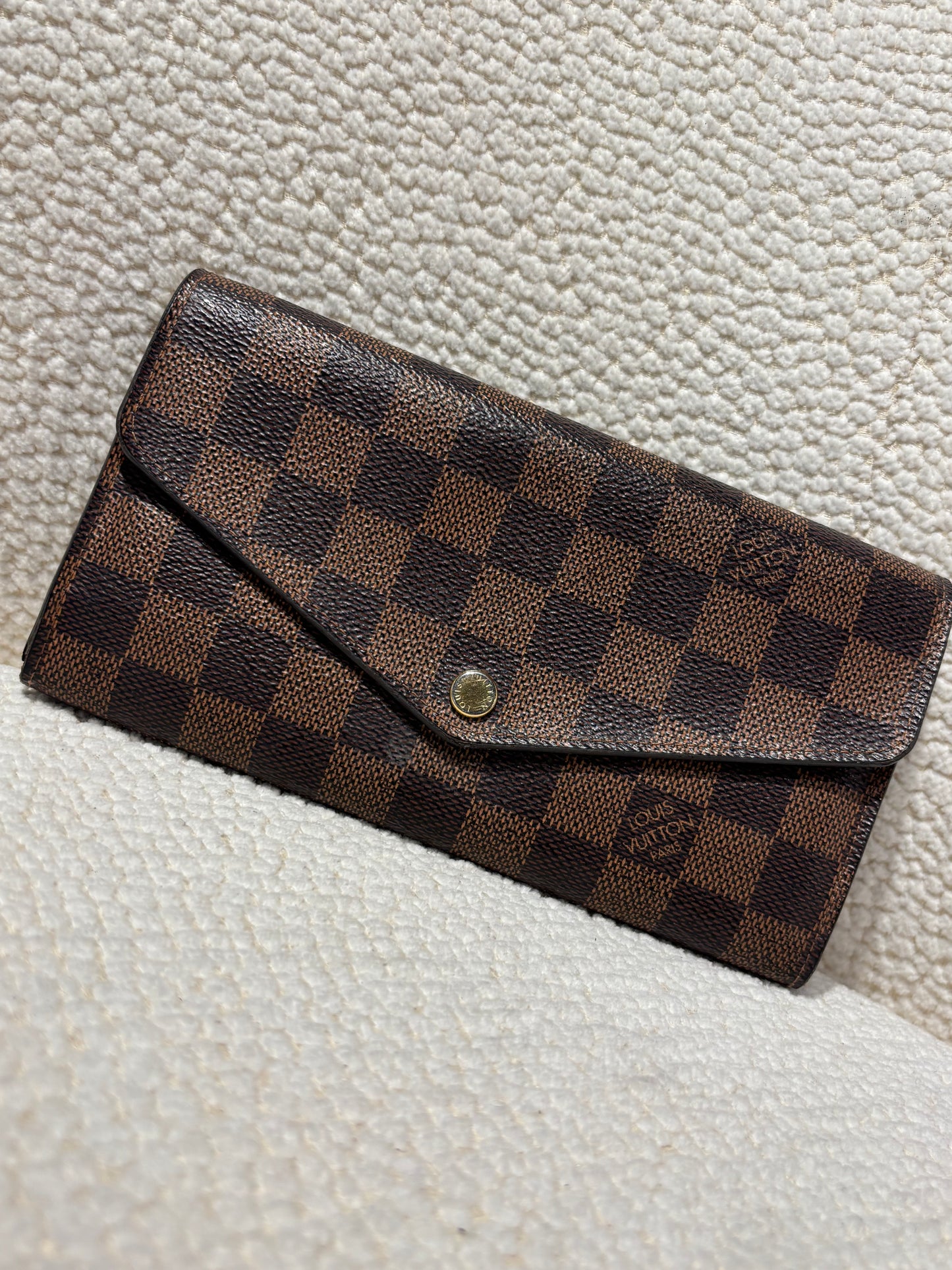 Louis Vuitton Wallet – Damier Ebene Canvas in Brown