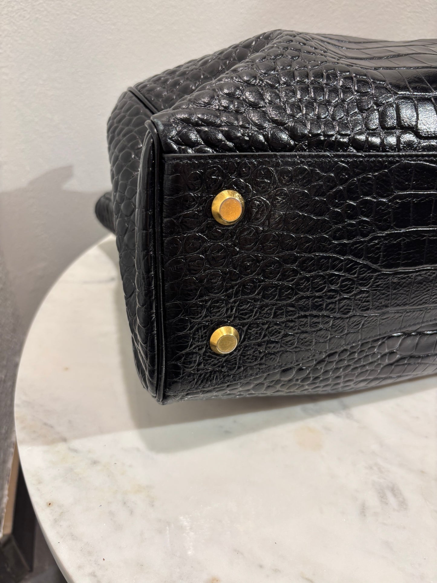Balenciaga - Rodeo Croco Large Shoulderbag - Medinas Wardrobe