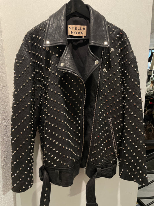 Stella Nova - Oversized & studded biker jacket - Medinas Wardrobe