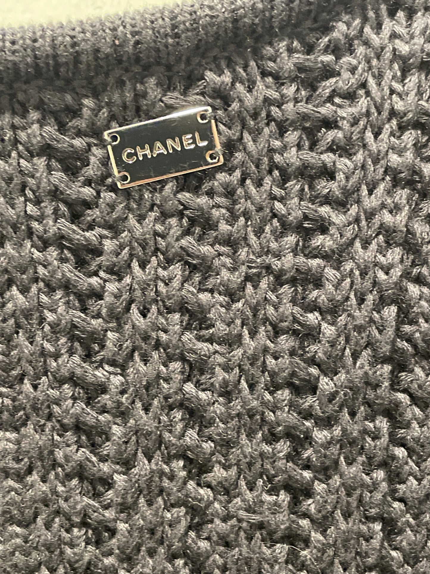 Chanel Skirt – Knitted Cashmere & Cotton in Navy - EU 38