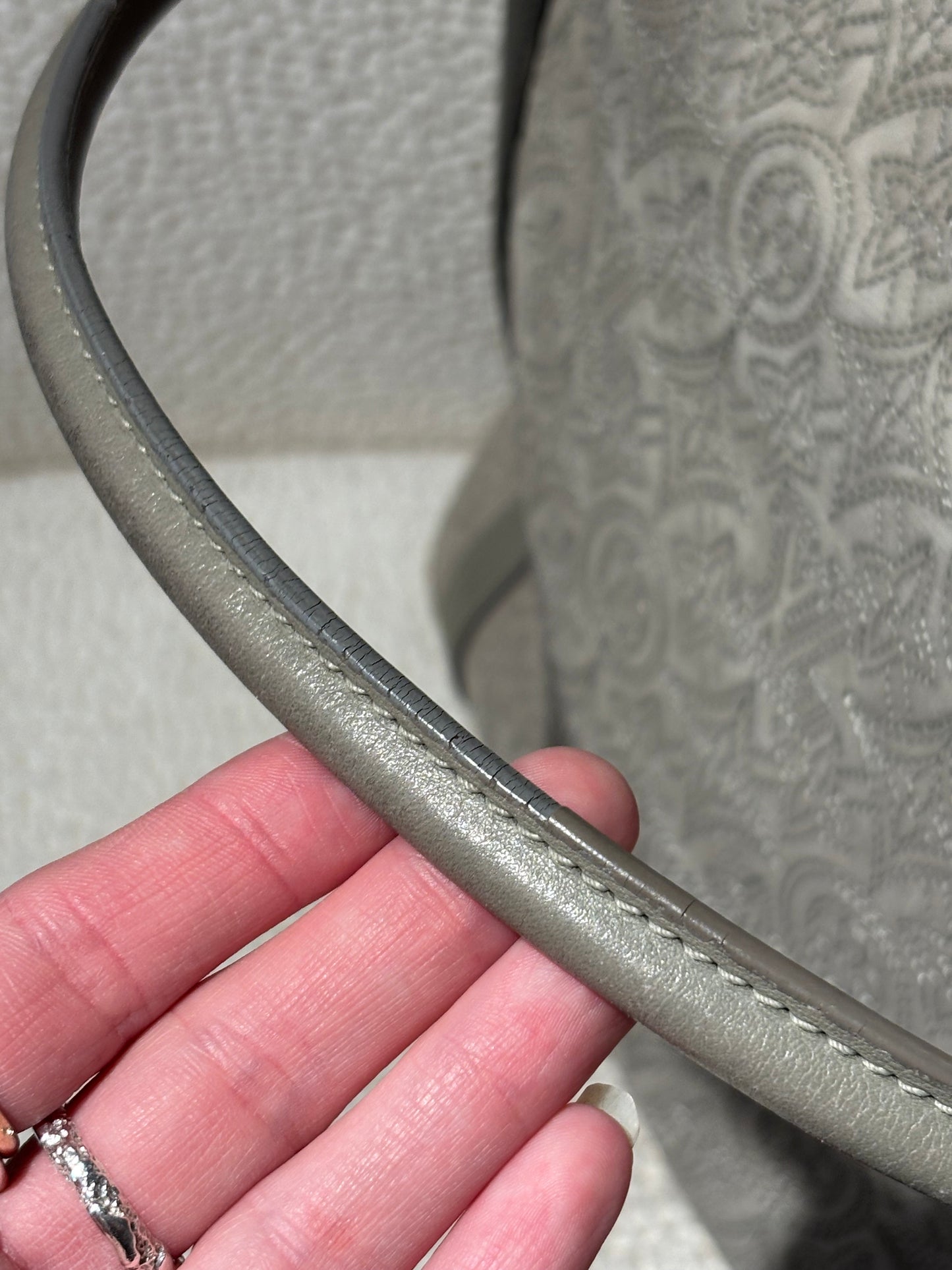Louis Vuitton Antheia Ixia Bag – Monogram Leather in Grey