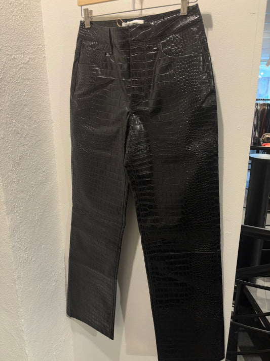 The Frankie Shop - Croco Vegan Leather Pants - Medinas Wardrobe
